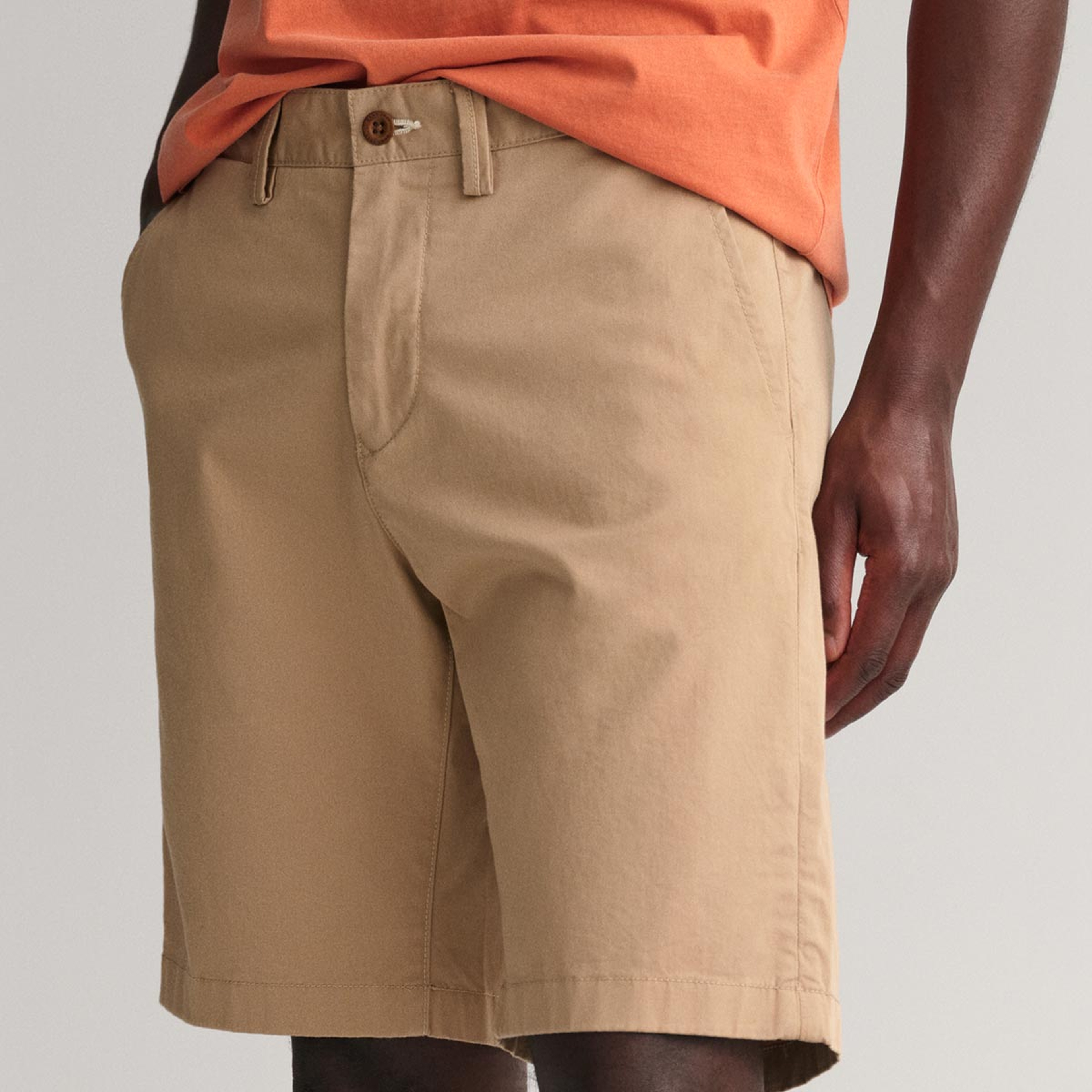 GANT Erkek Bej Slim Fit Şort