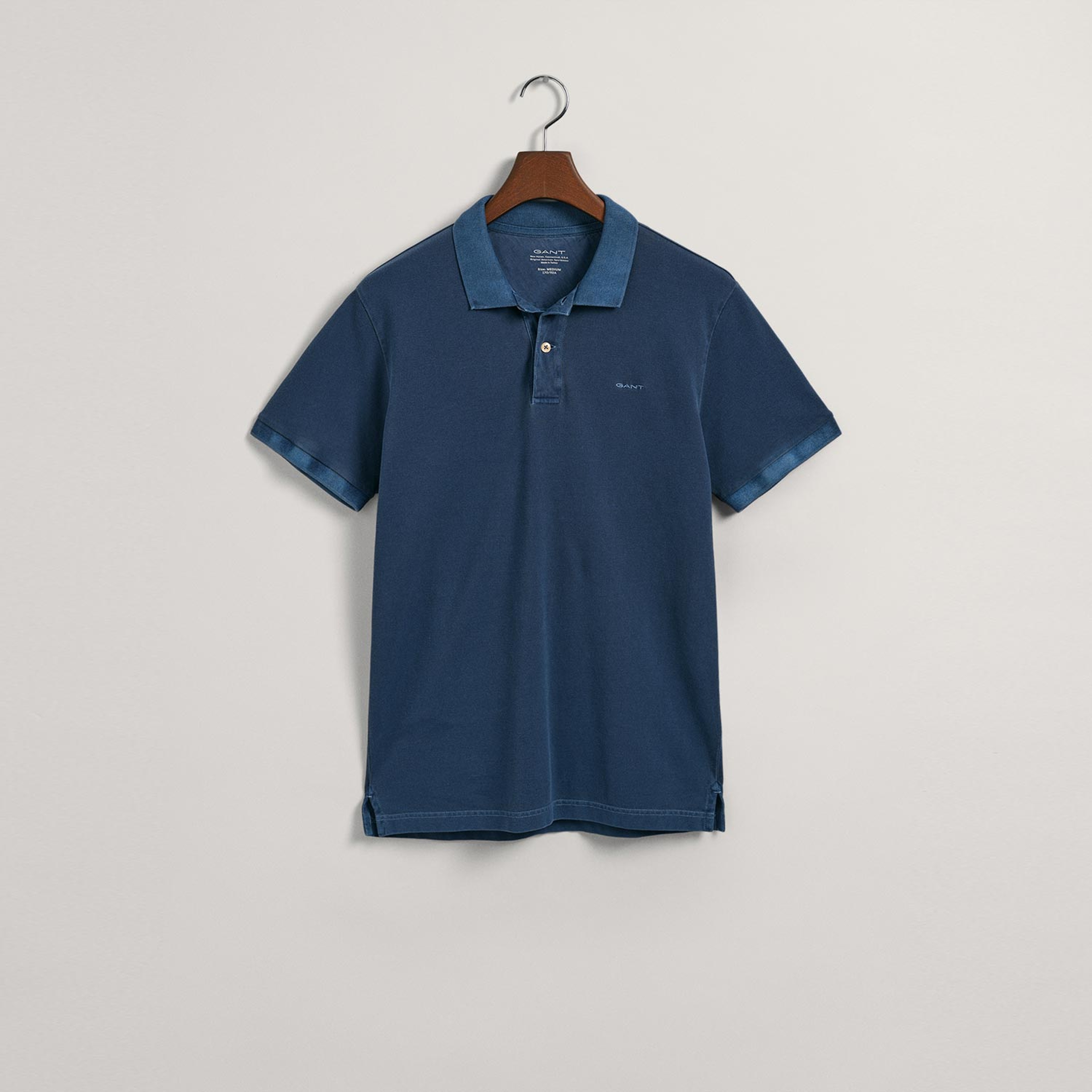 GANT Erkek Mavi Regular Fit Polo