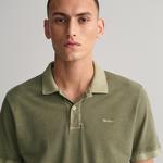 GANT Erkek Yeşil Regular Fit Logolu Polo