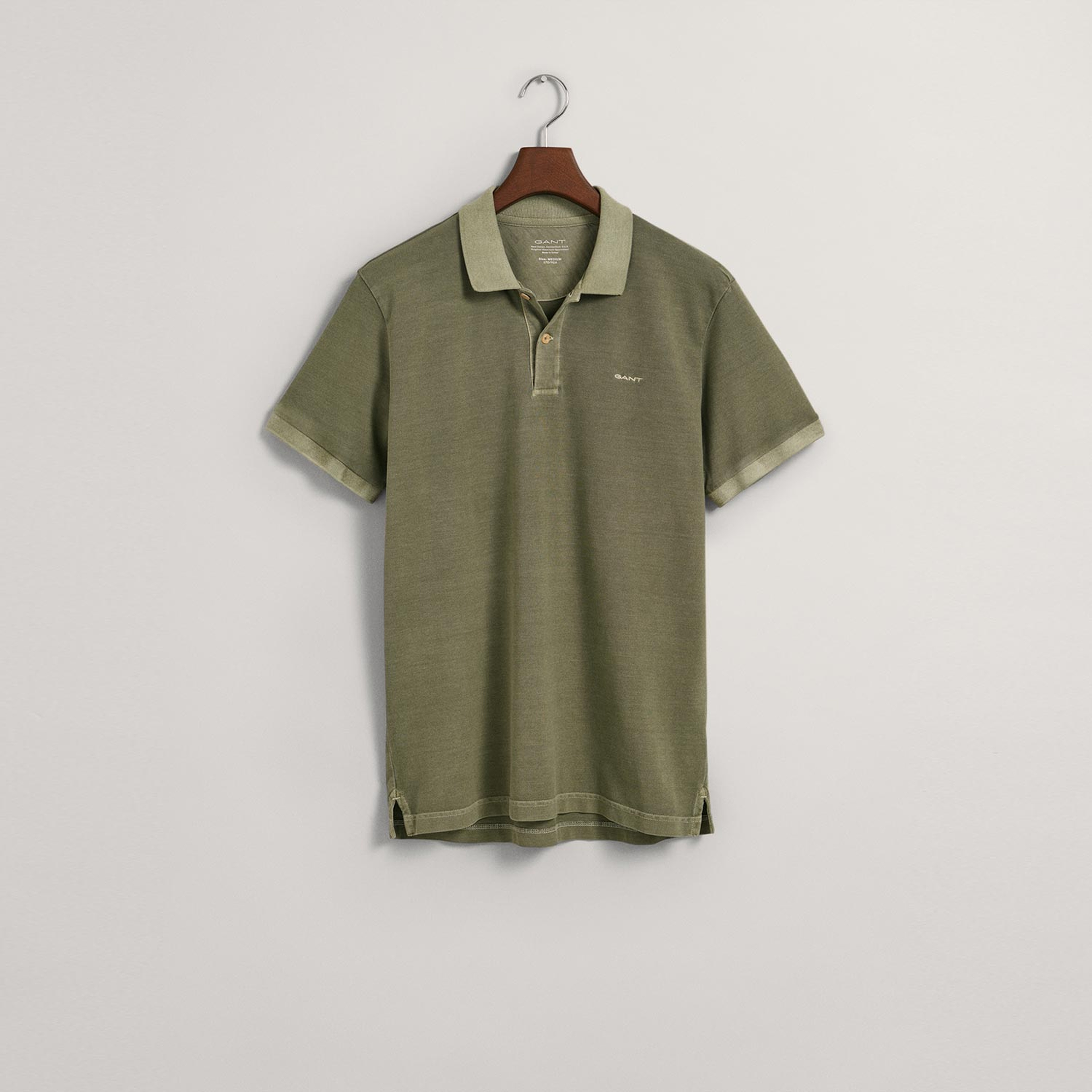 GANT Erkek Yeşil Regular Fit Logolu Polo