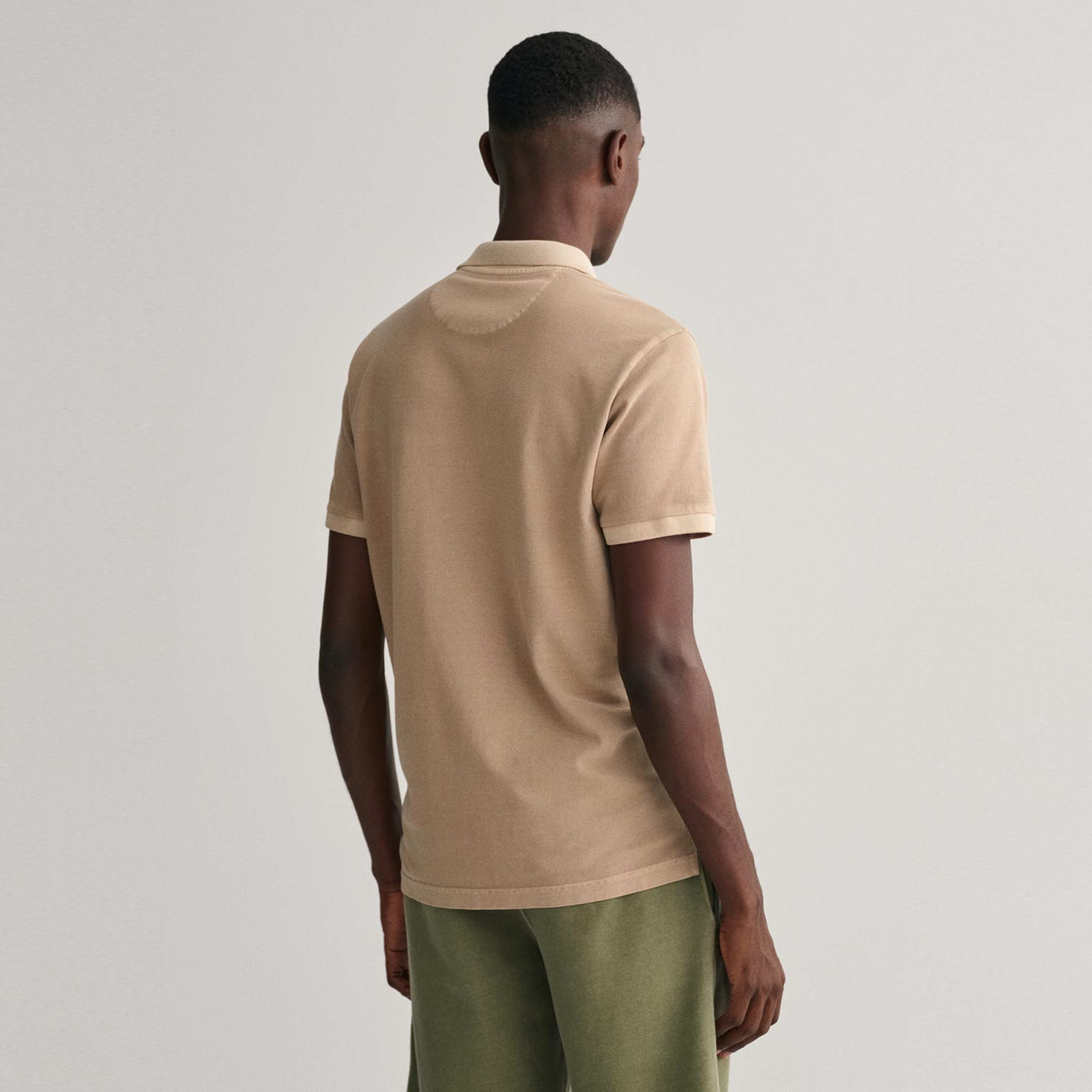 GANT Erkek Bej Regular Fit Logolu Polo