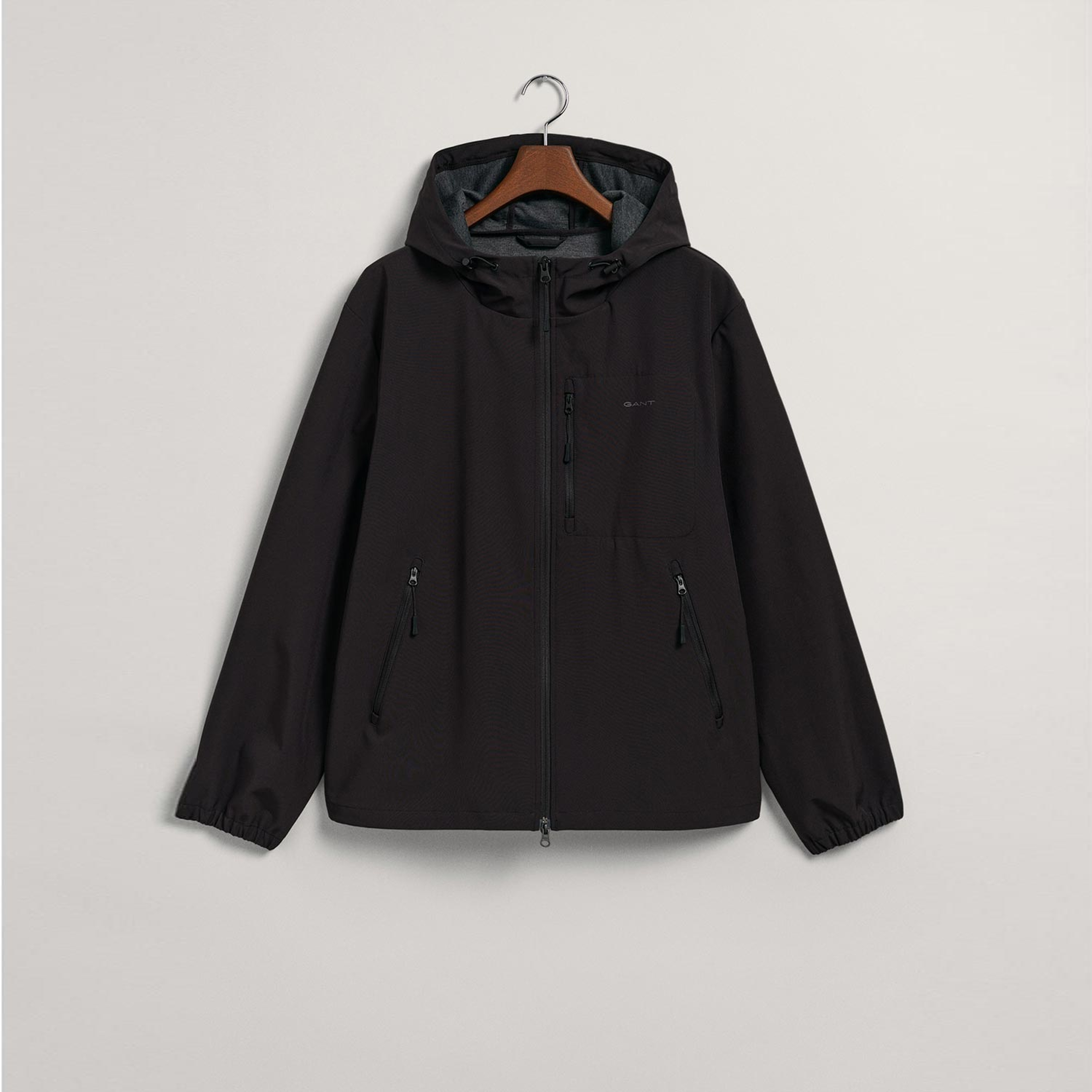 GANT Erkek Siyah Regular Fit Kapüşonlu YağmurlukL7006313| Occasion