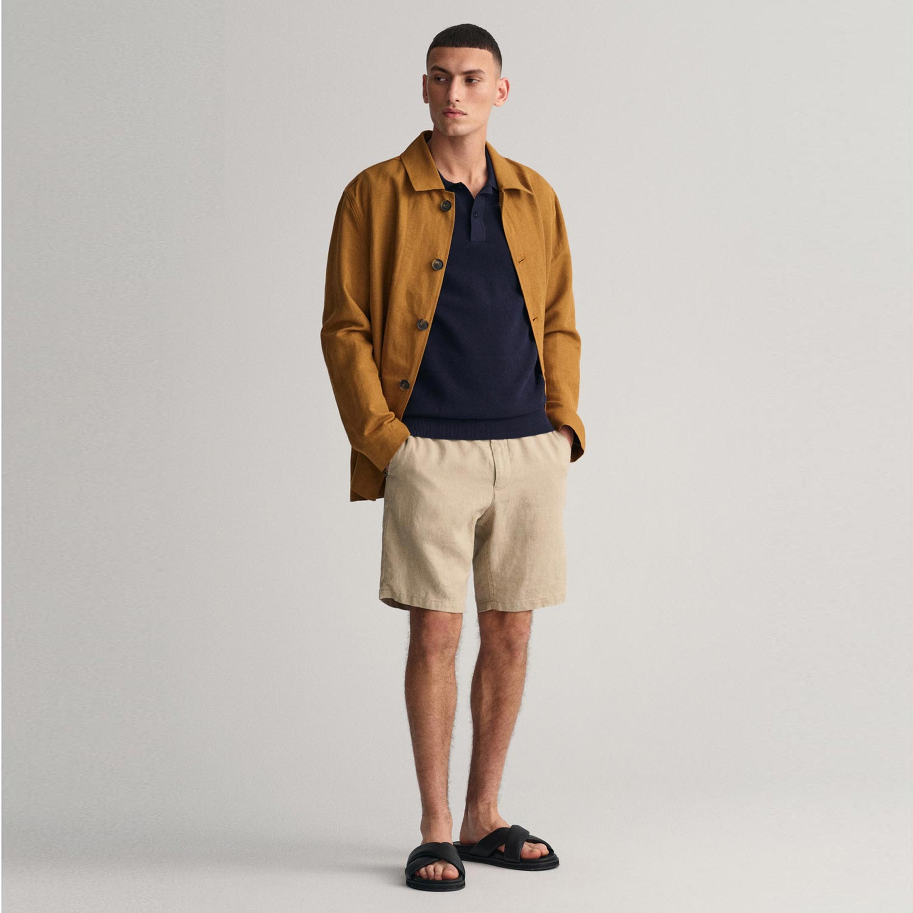 GANT Erkek Bej Relaxed Fit Şort