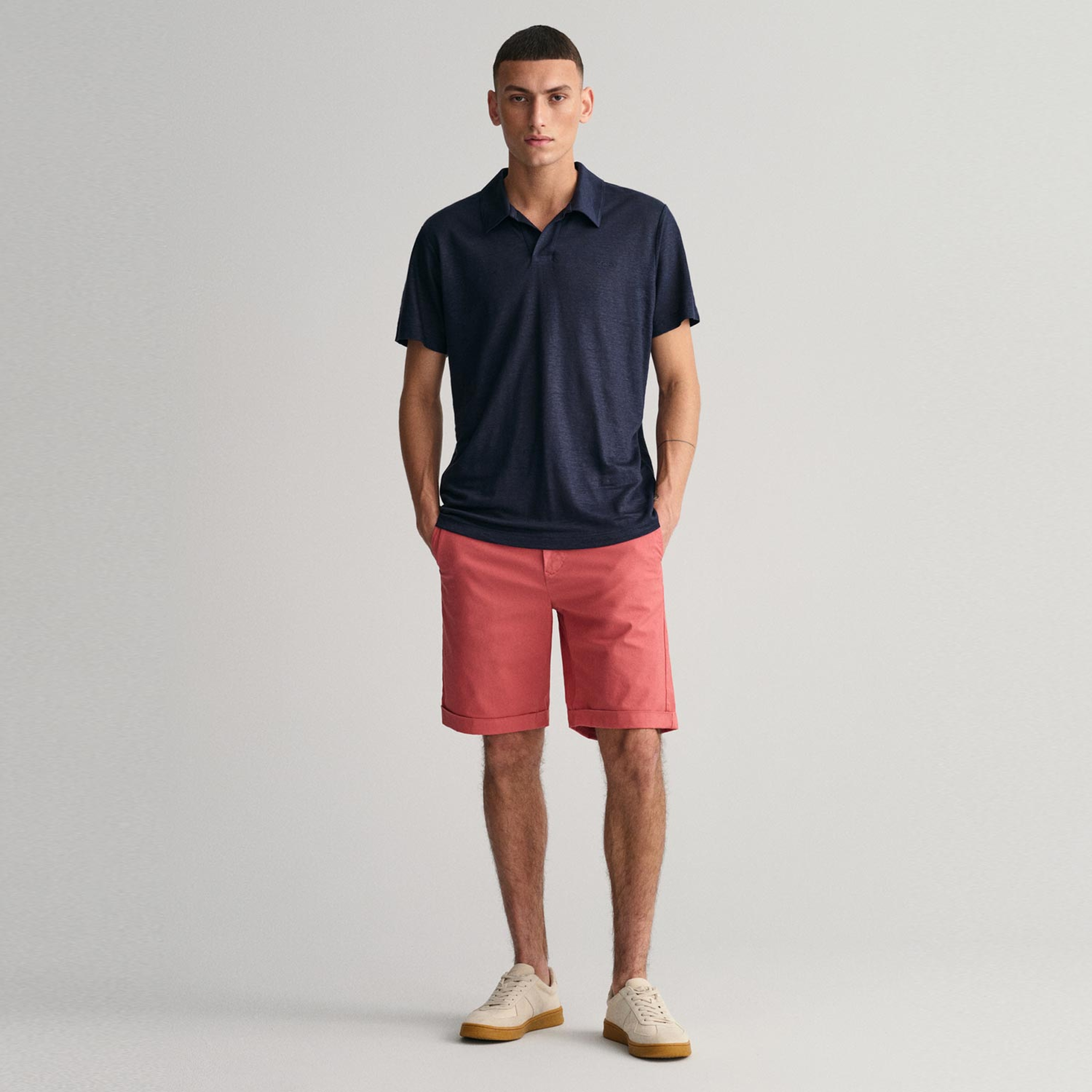 GANT Erkek Lacivert Regular Fit Polo