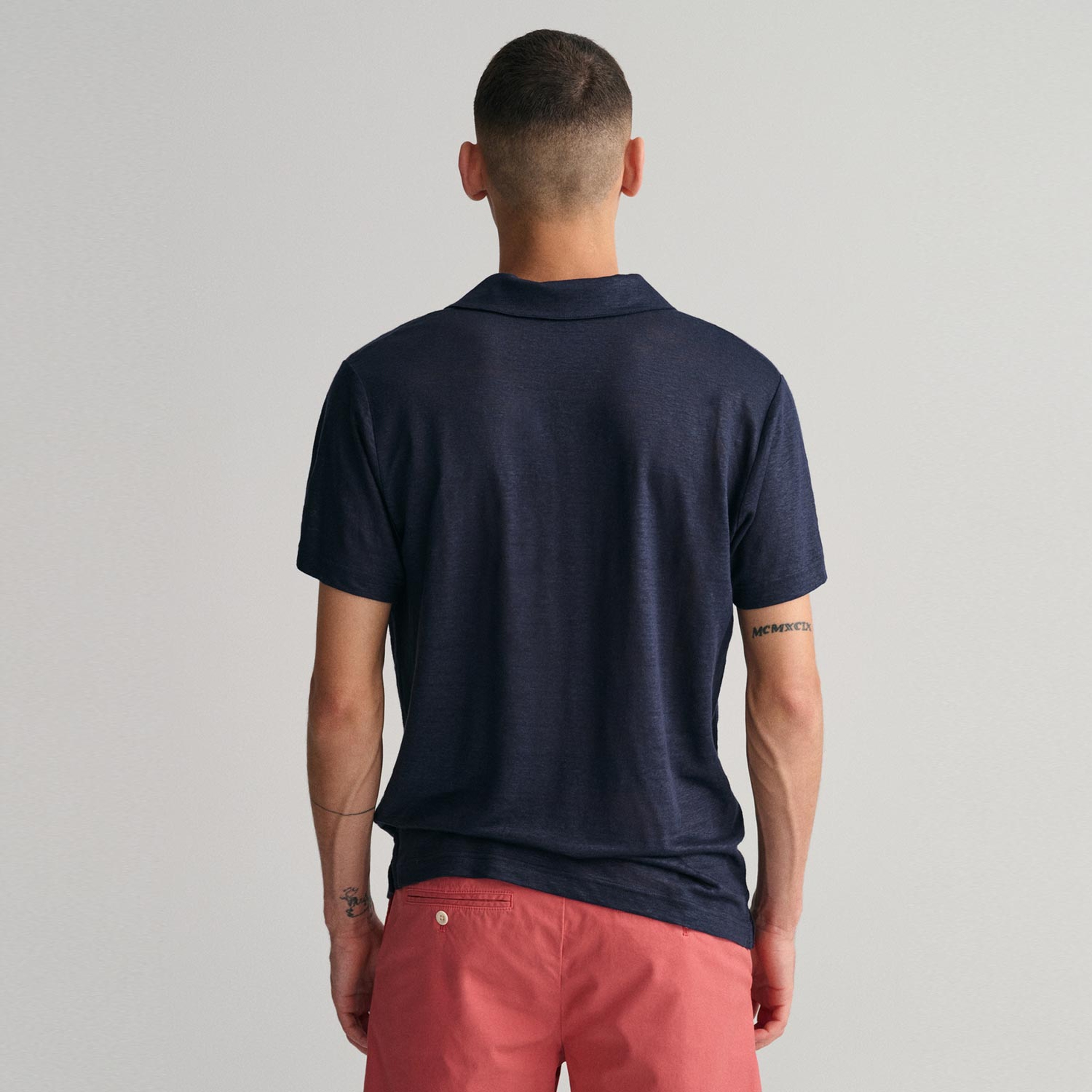 GANT Erkek Lacivert Regular Fit Polo