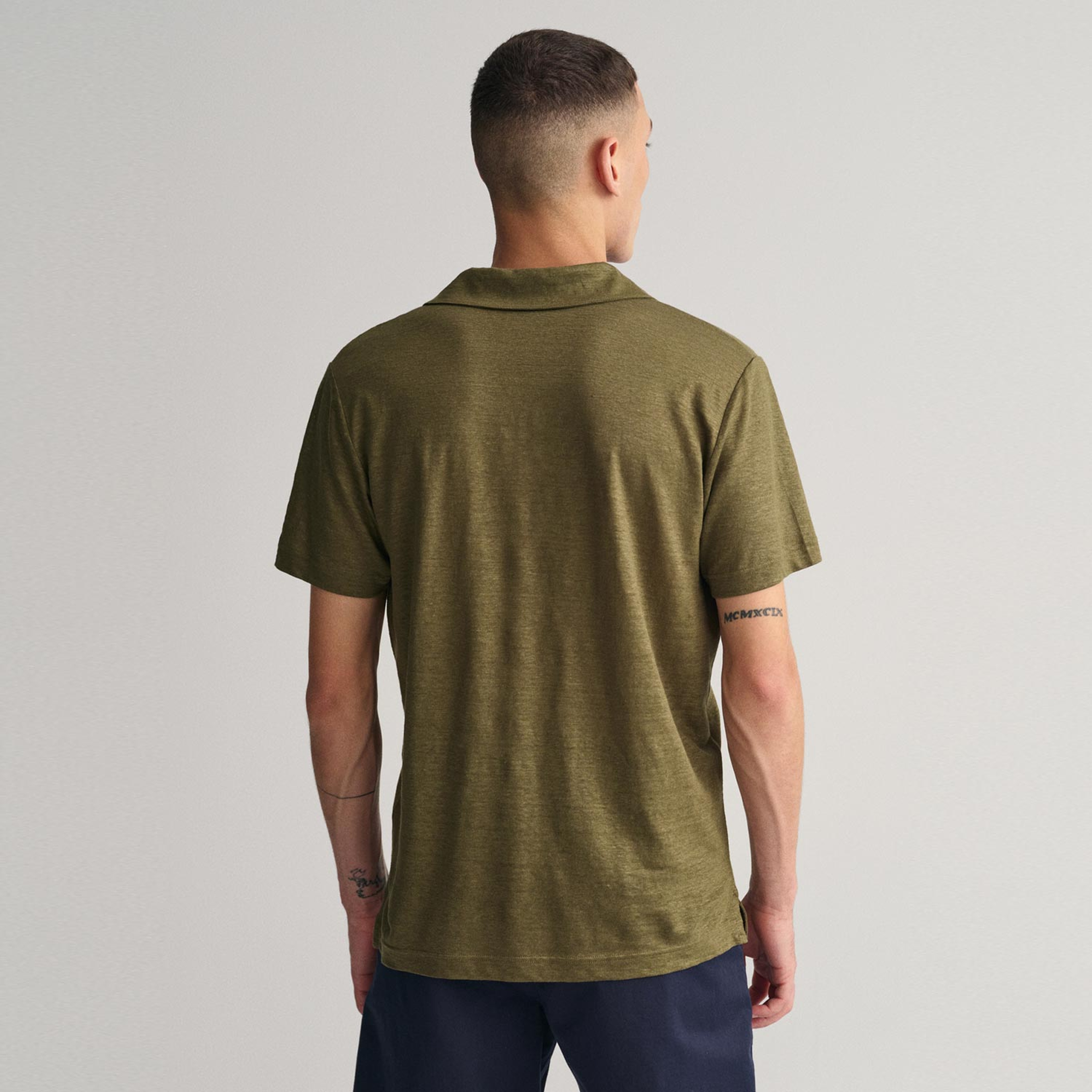 GANT Erkek Yeşil Regular Fit Polo