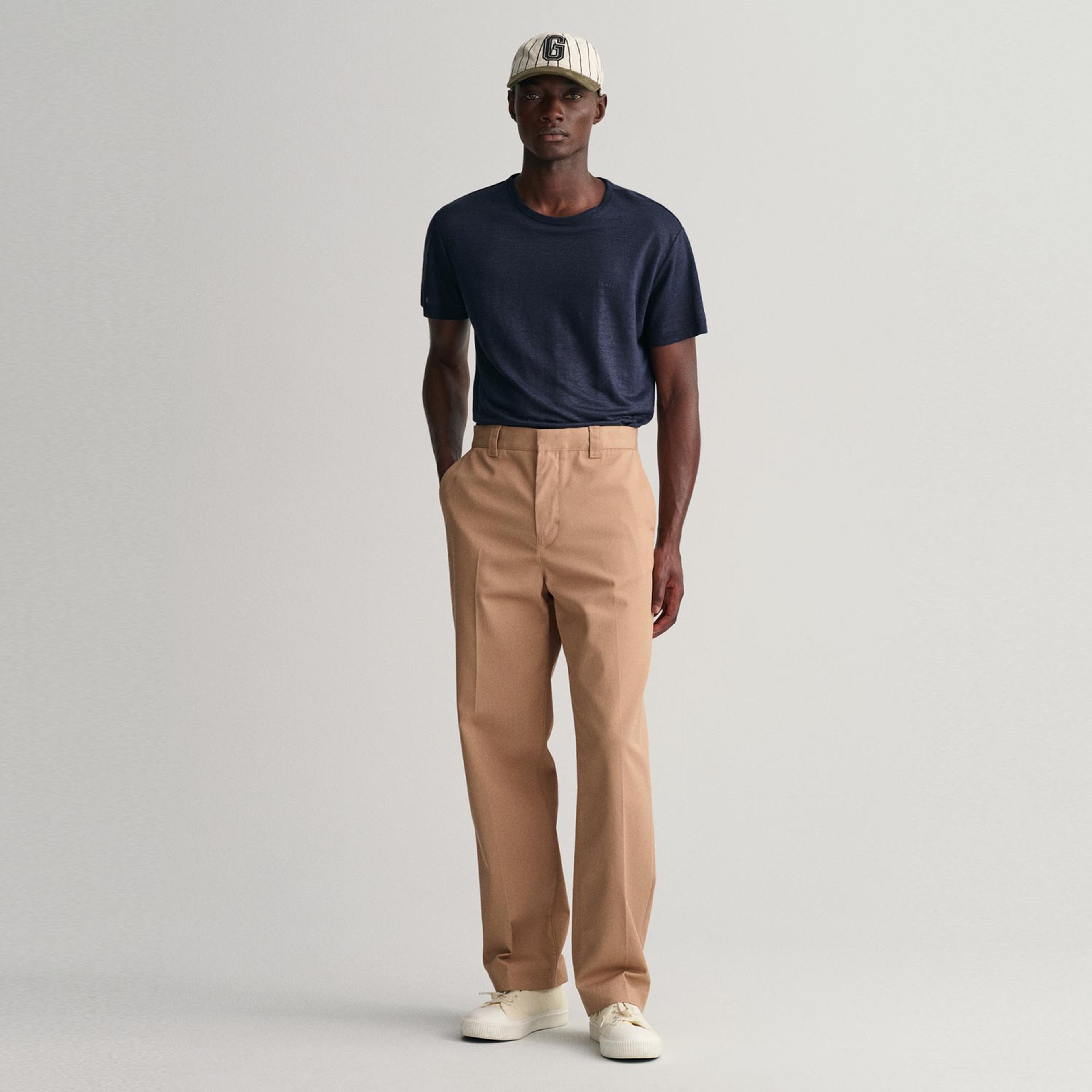 GANT Erkek Lacivert Regular Fit T-Shirt