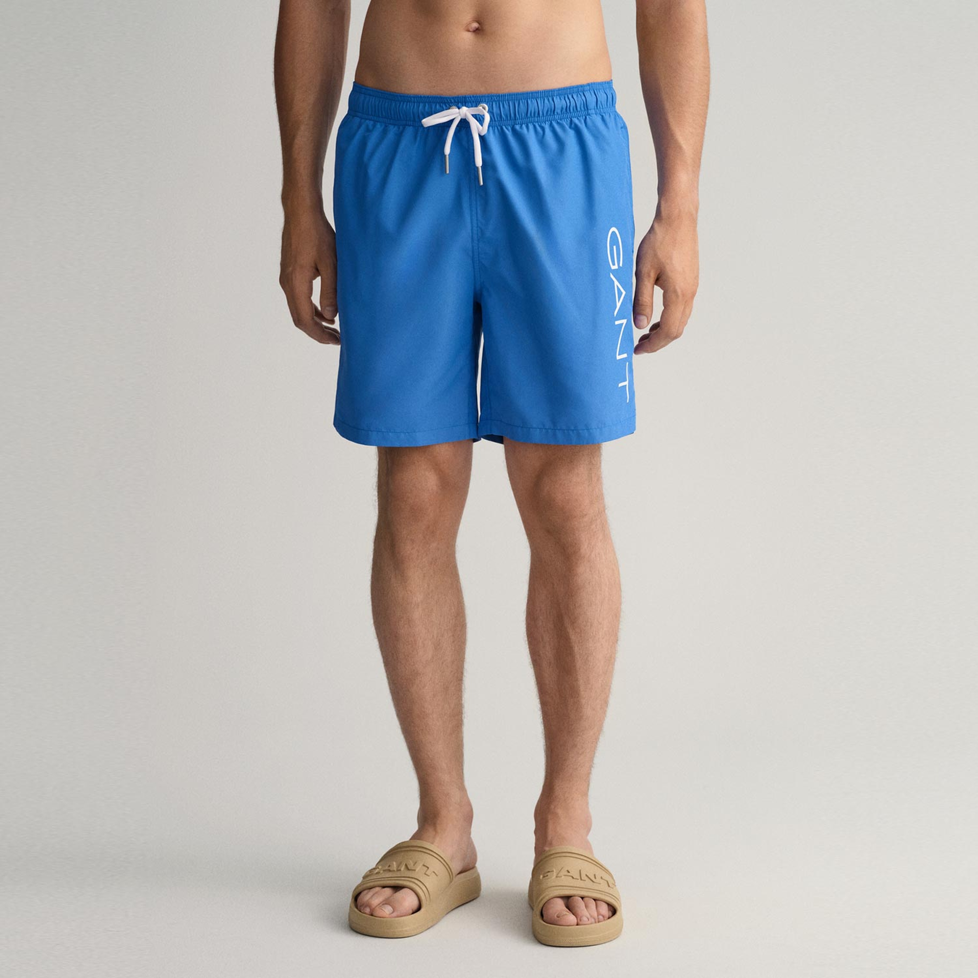 GANT Erkek Mavi Logolu Mayo Şort