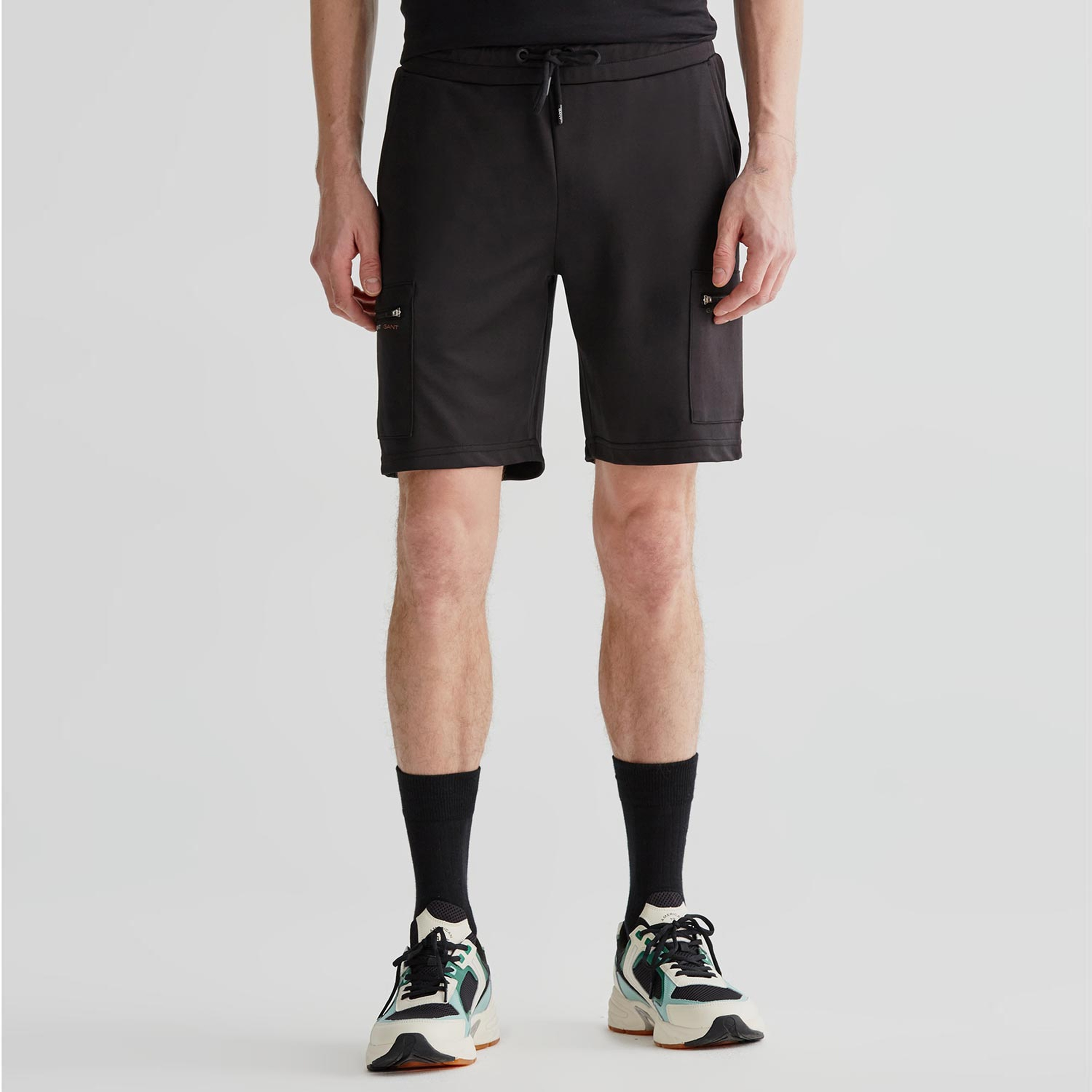 GANT Erkek Siyah Regular Fit Şort