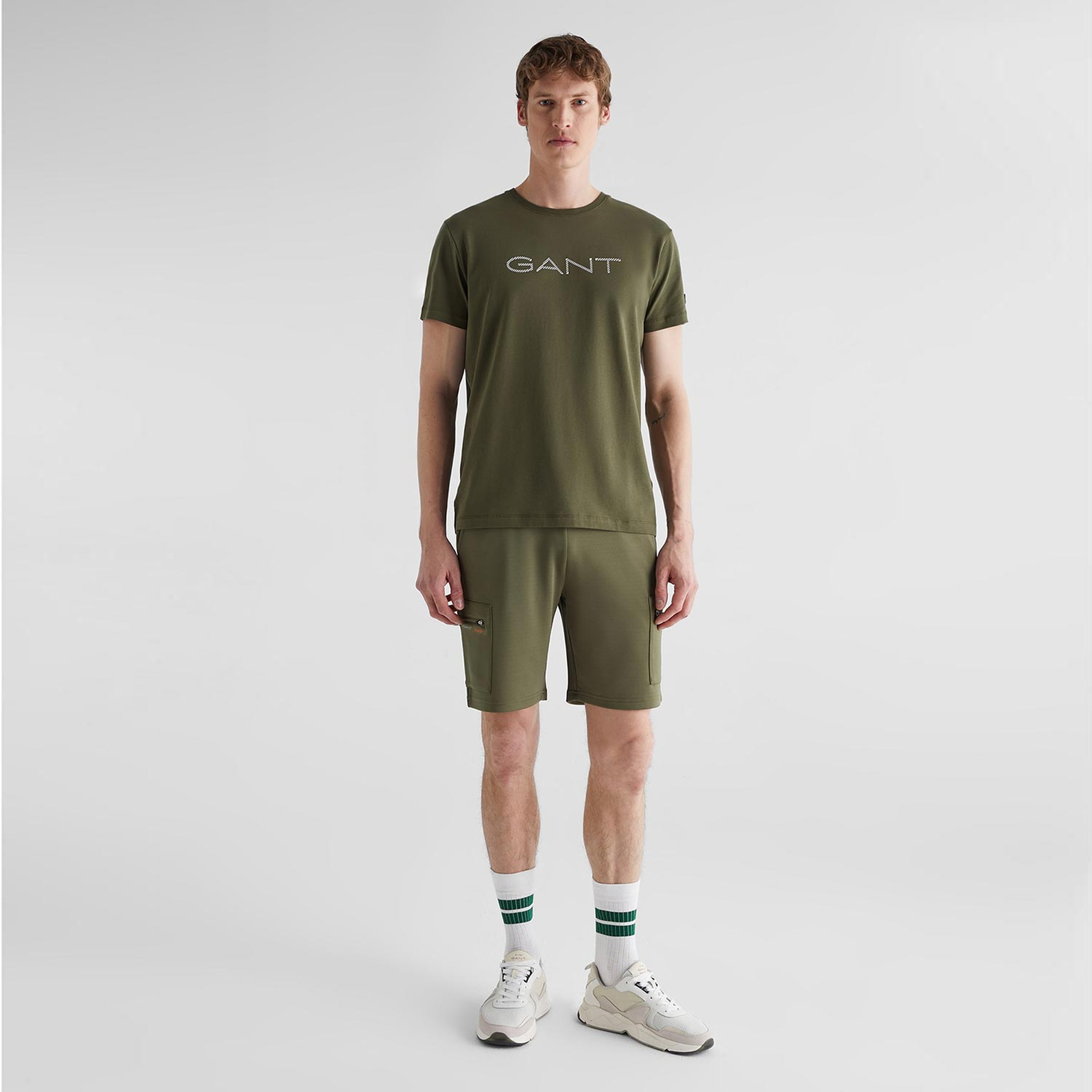 GANT Erkek Yeşil Regular Fit Şort