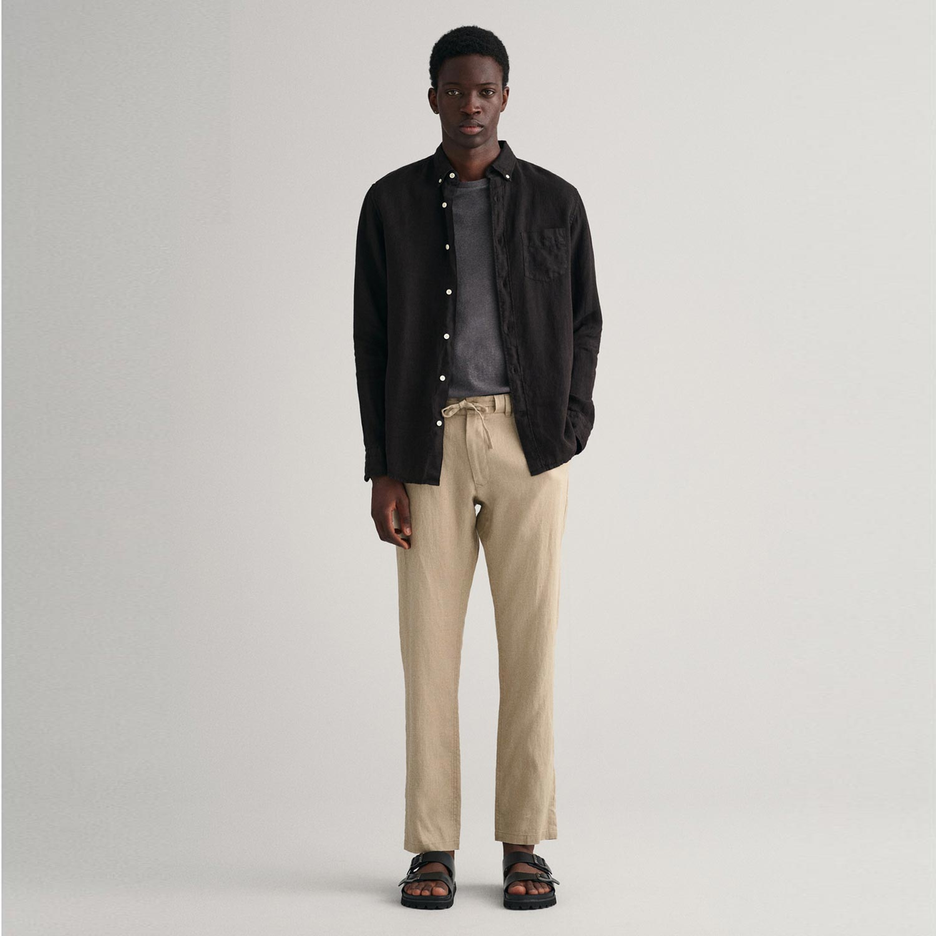 GANT Erkek Bej Relaxed Fit Pantolon