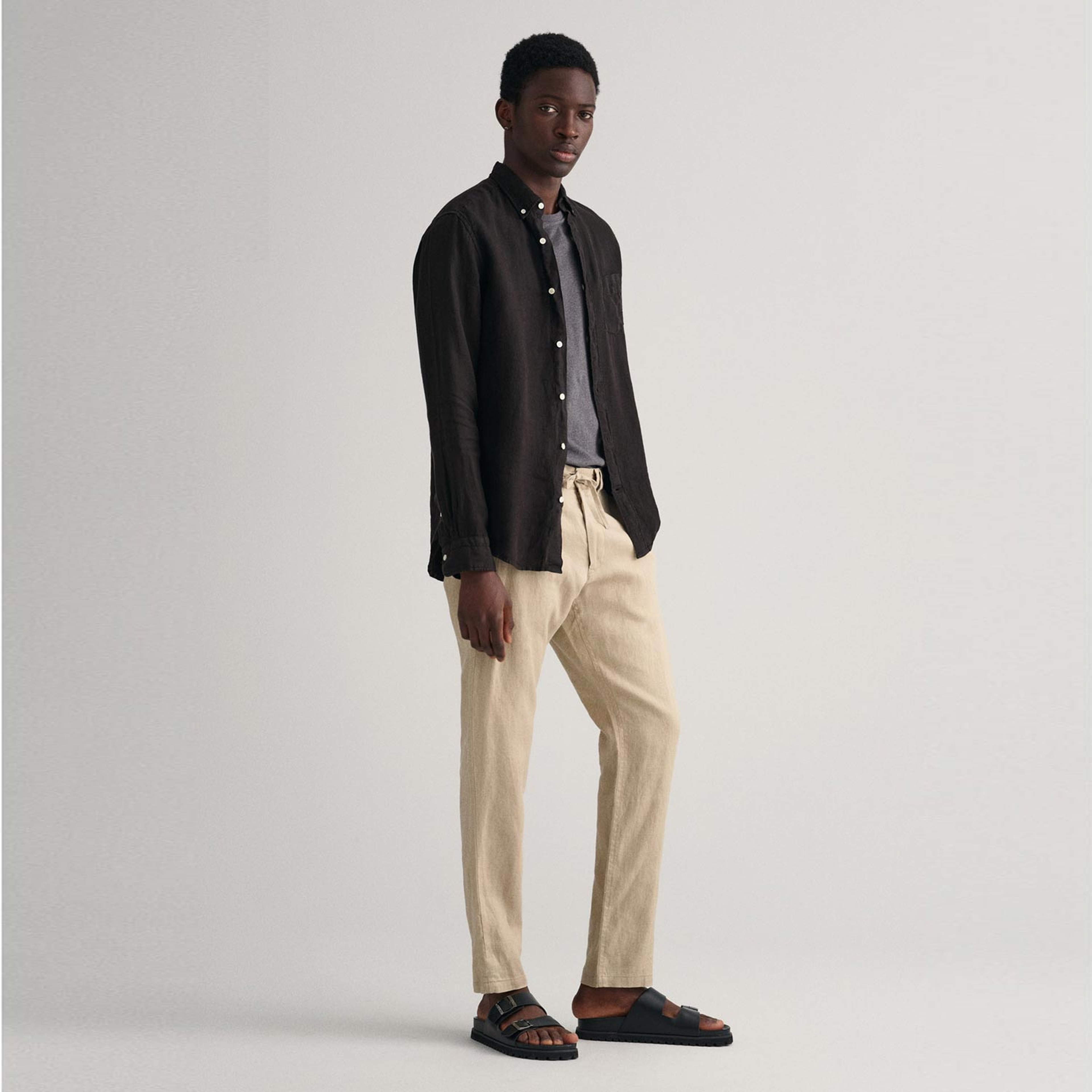 GANT Erkek Bej Relaxed Fit Pantolon