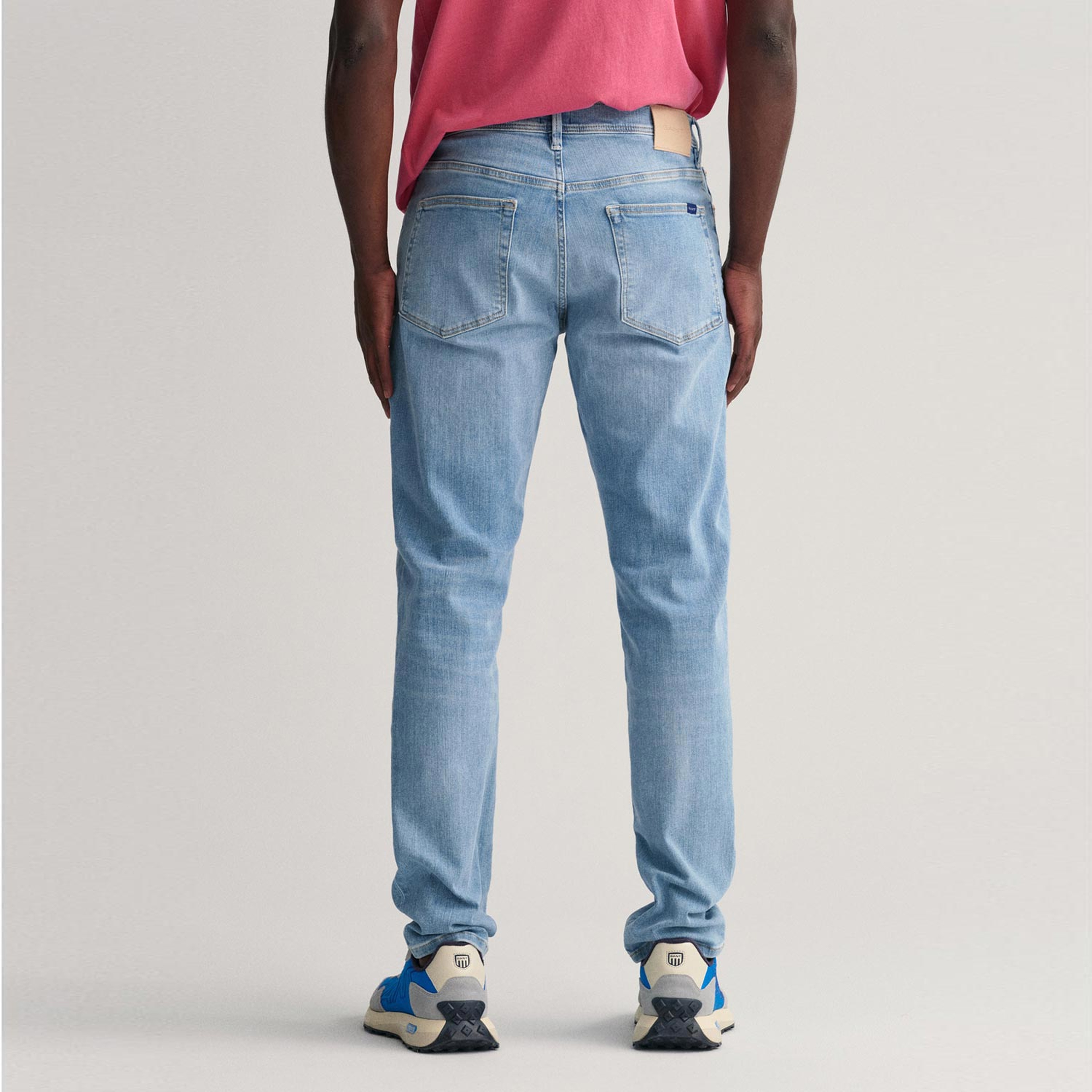 GANT Erkek Mavi Extra Slim Fit Jean Pantolon