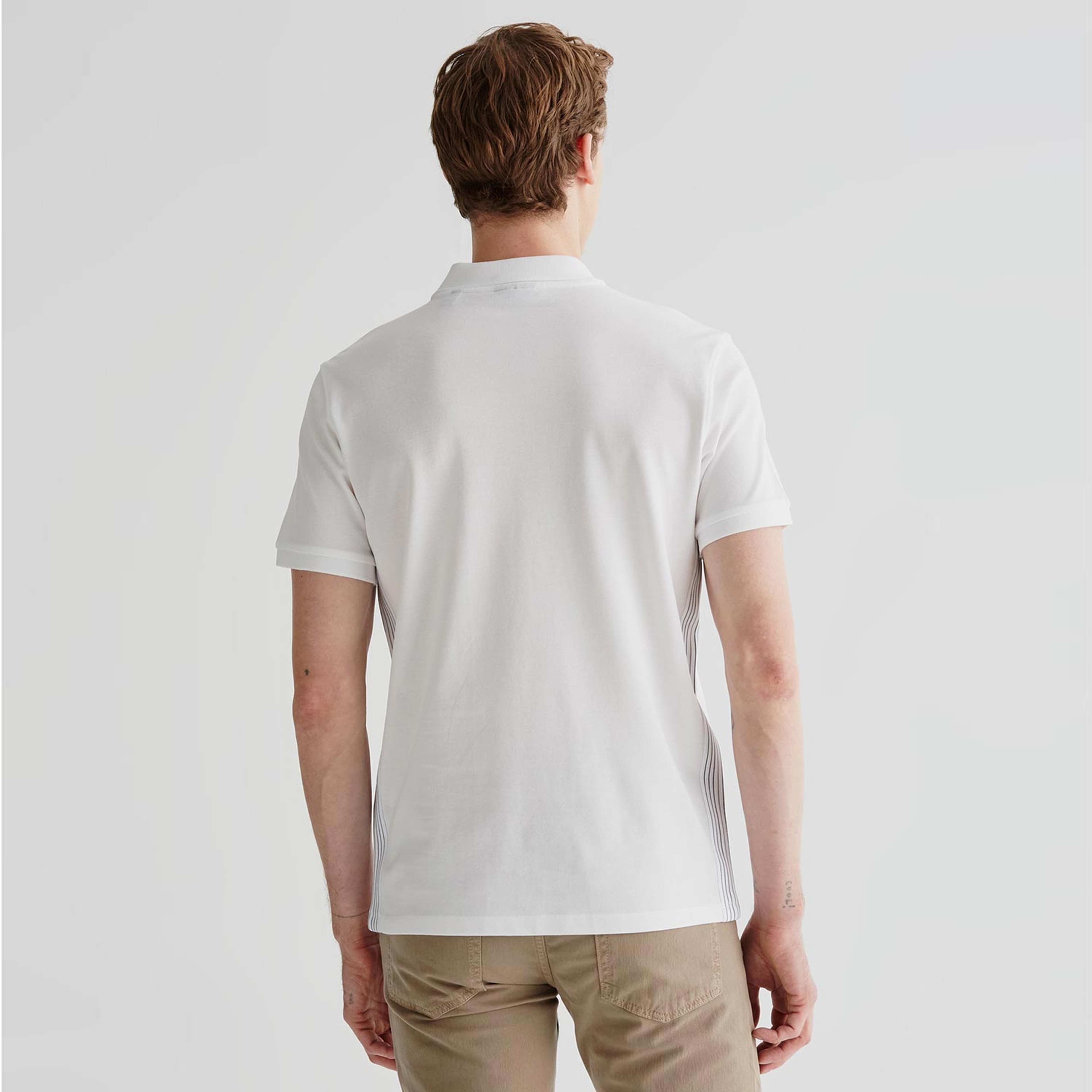 GANT Erkek Beyaz Regular Fit Polo
