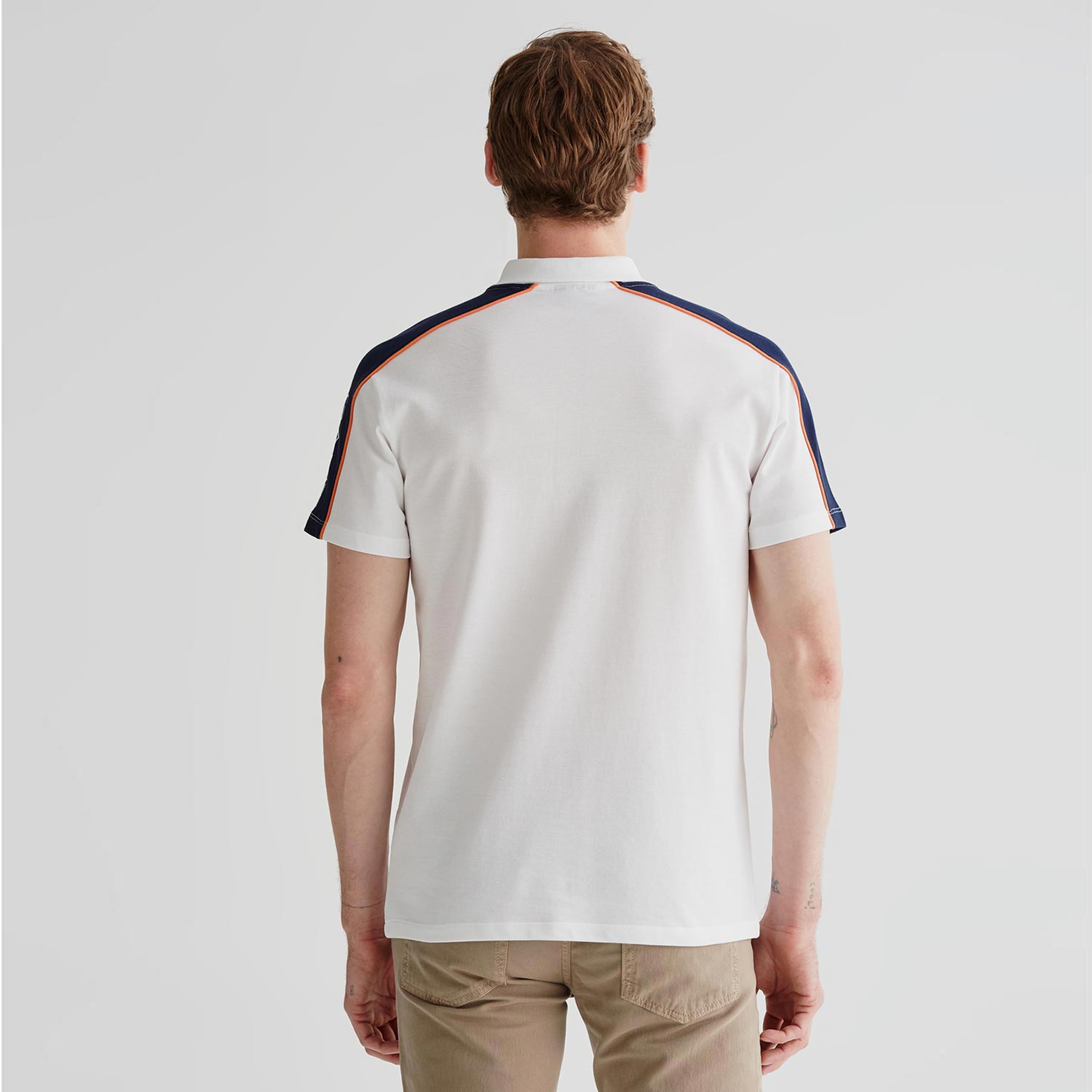 GANT Erkek Beyaz Regular Fit Polo
