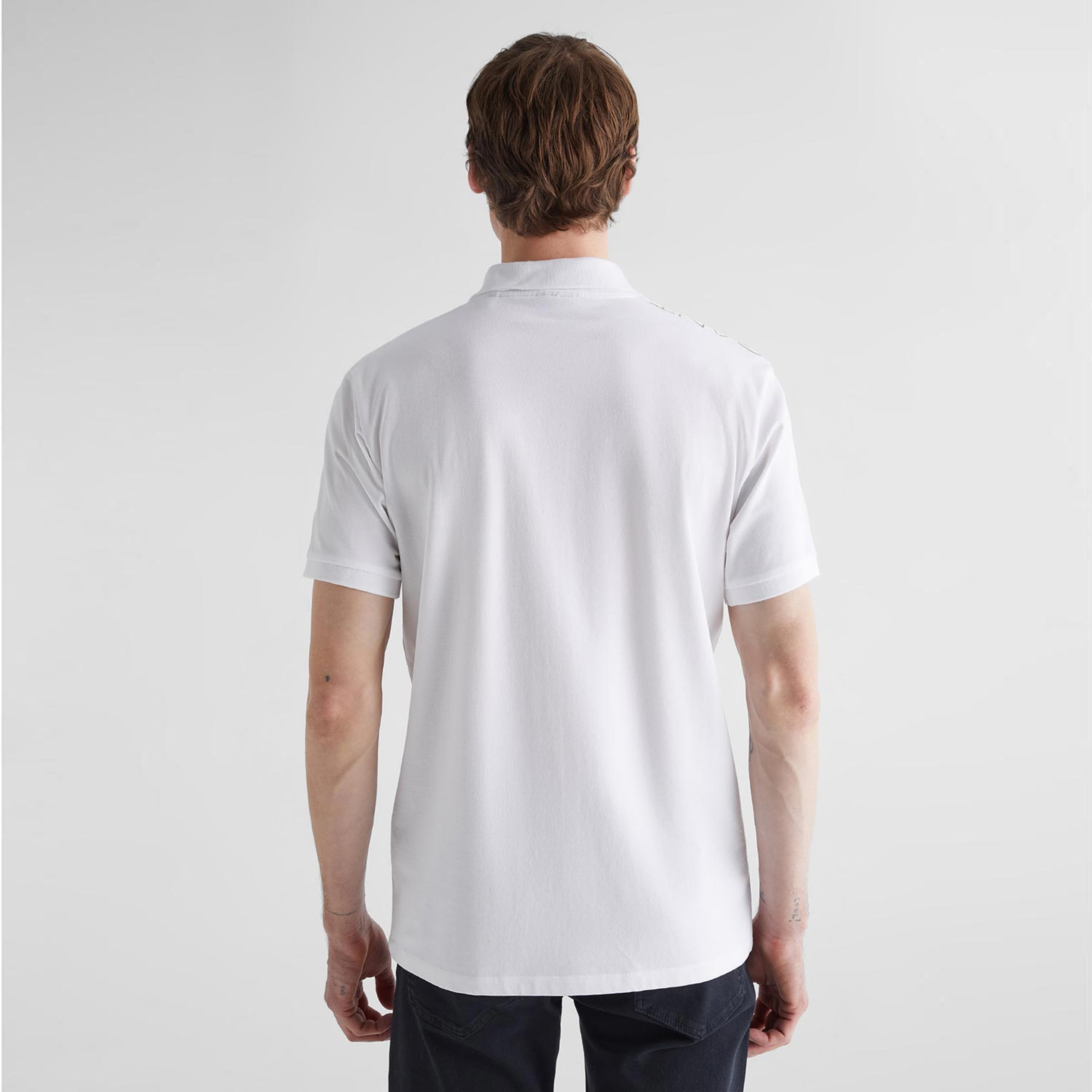 GANT Erkek Beyaz Regular Fit Polo