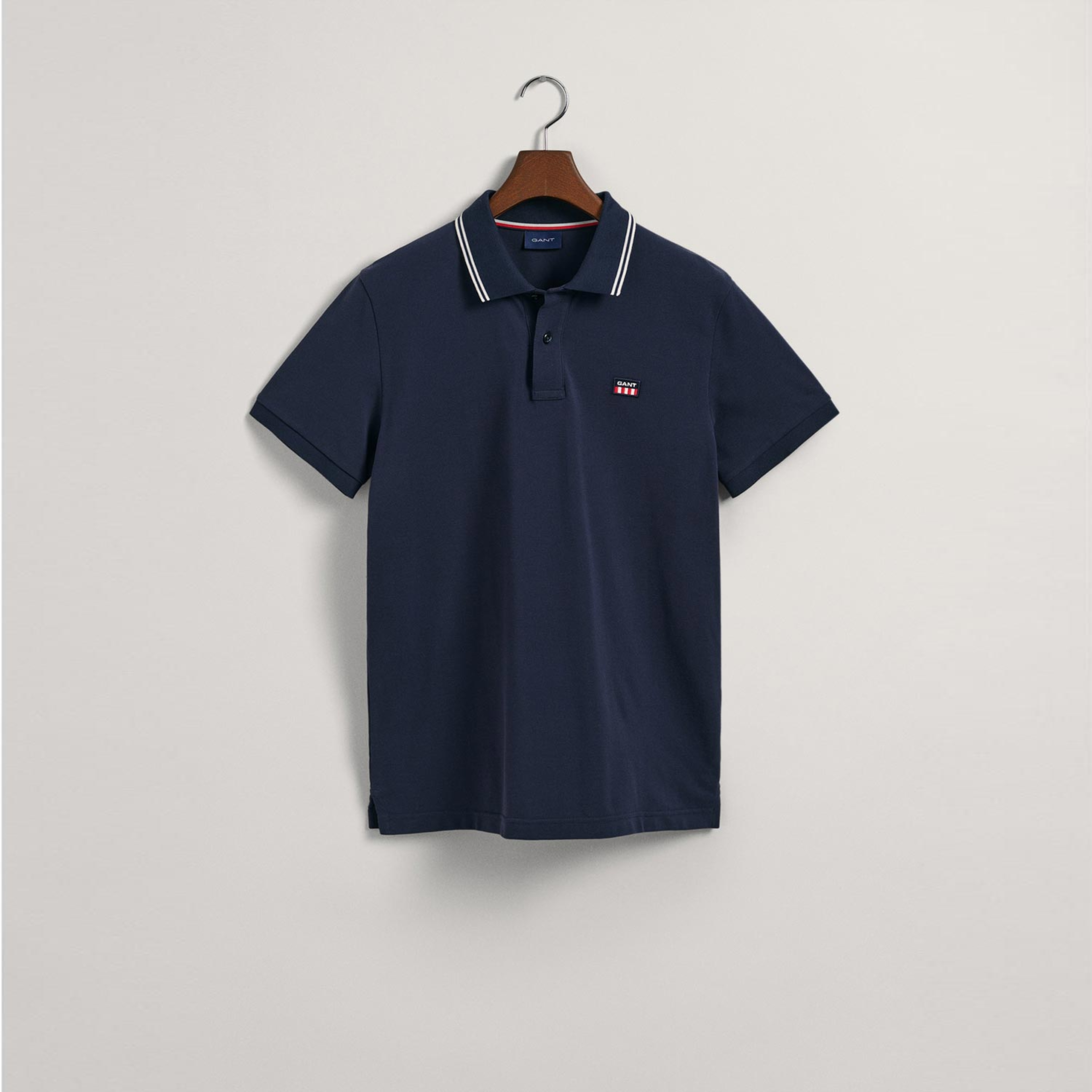 GANT Erkek Lacivert Regular Fit Logolu Polo