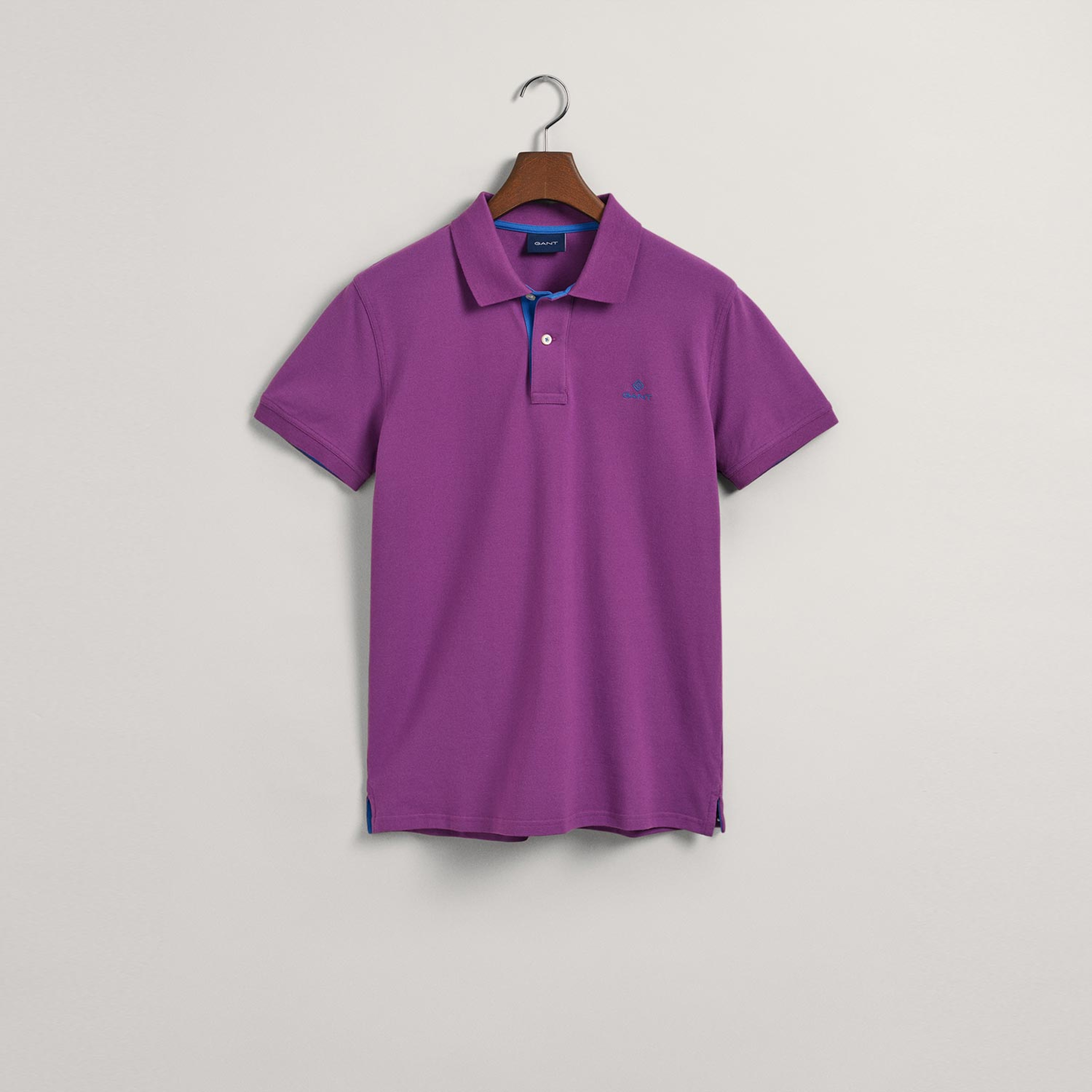 GANT Erkek Mor Slim Fit Polo