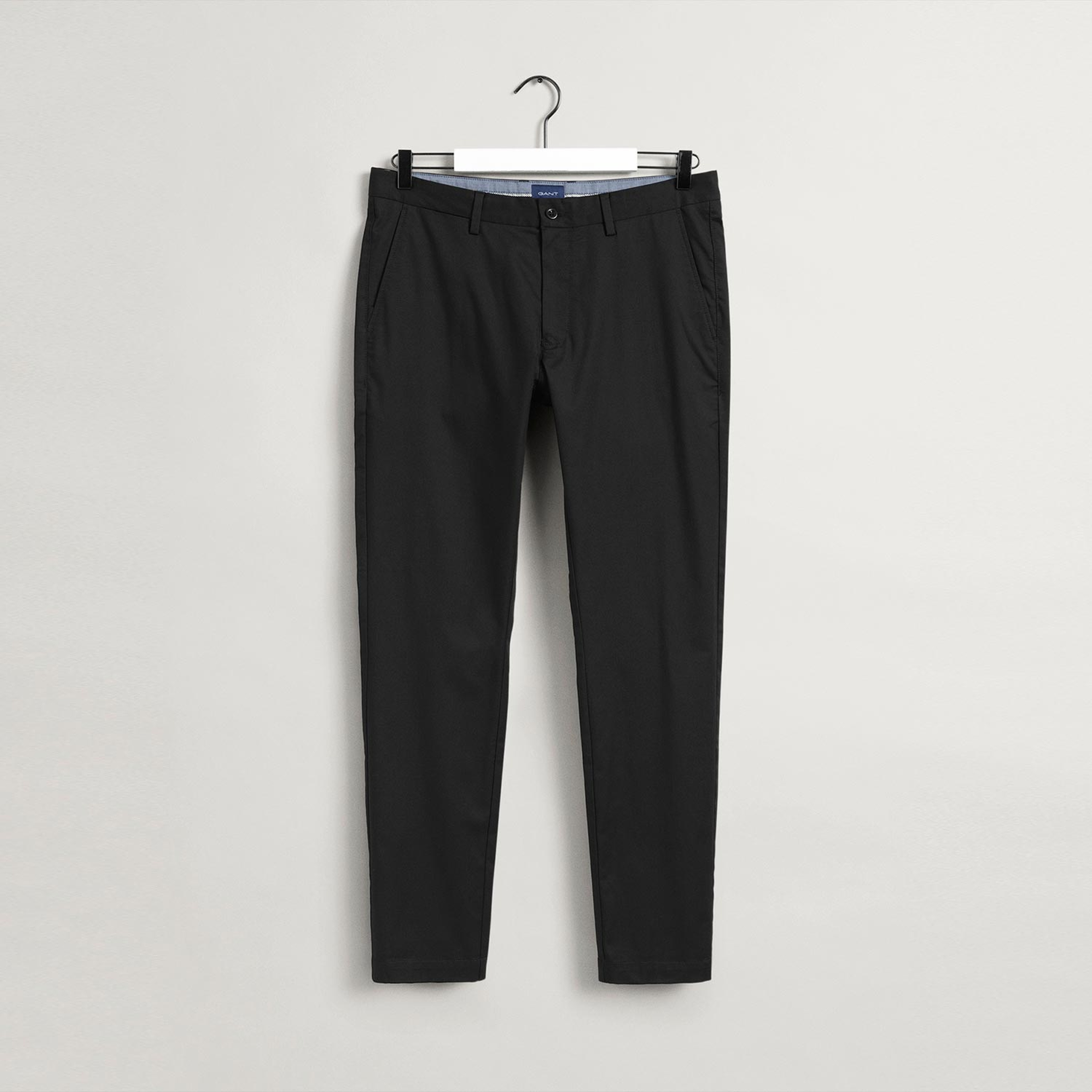 GANT Erkek Siyah Slim Fit Hallden Pantolon