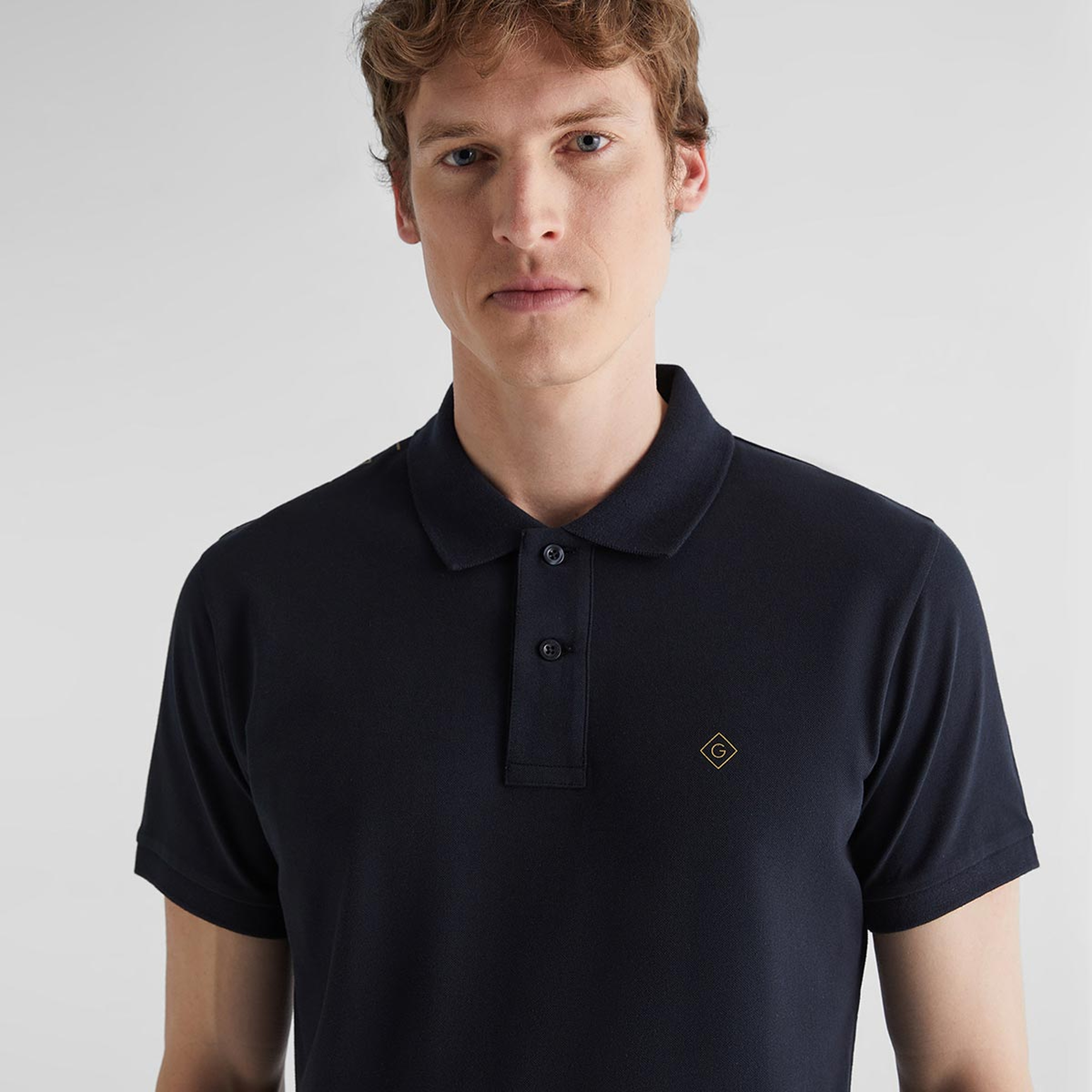 GANT Erkek Siyah Regular Fit Polo