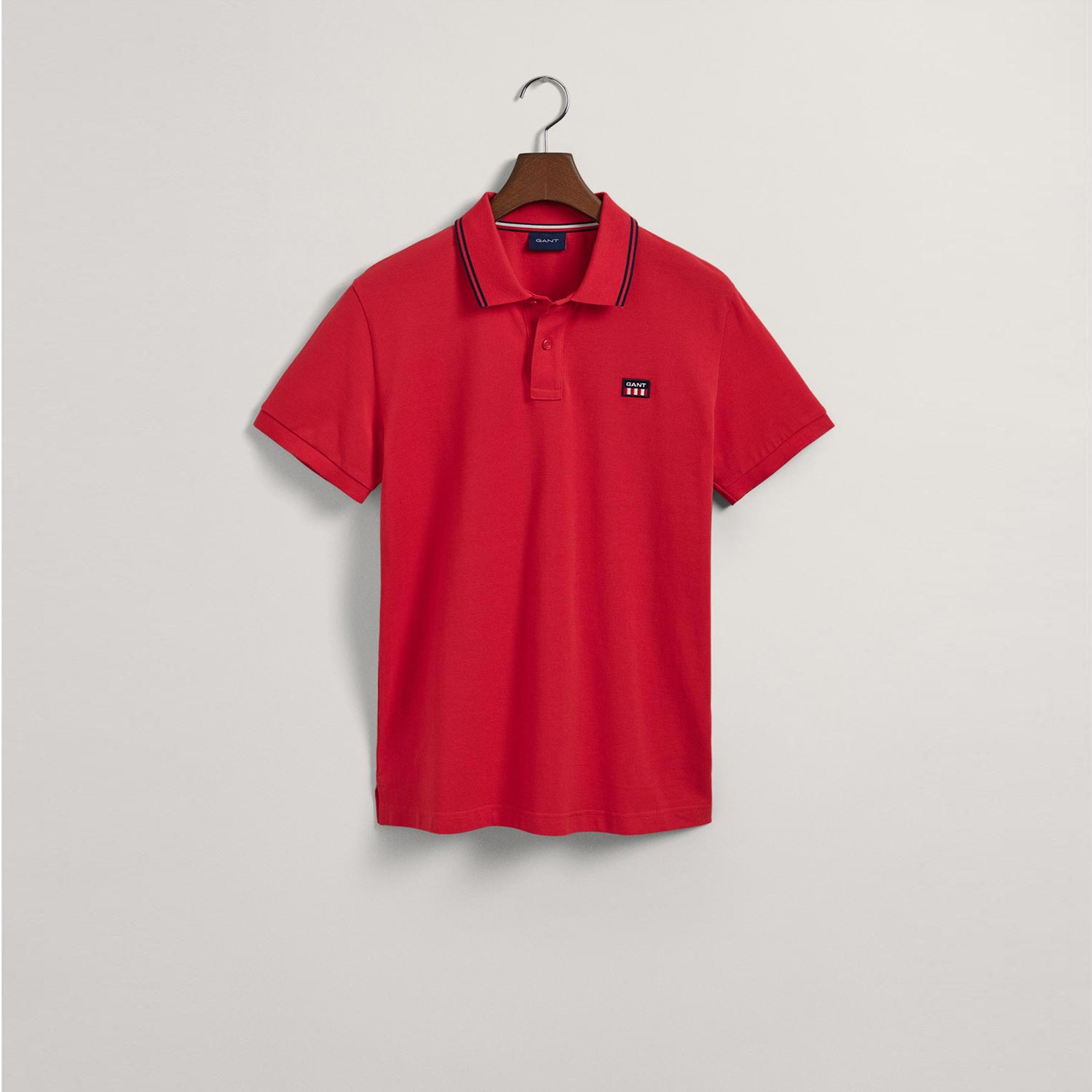 GANT Erkek Kırmızı Regular Fit Logolu Polo