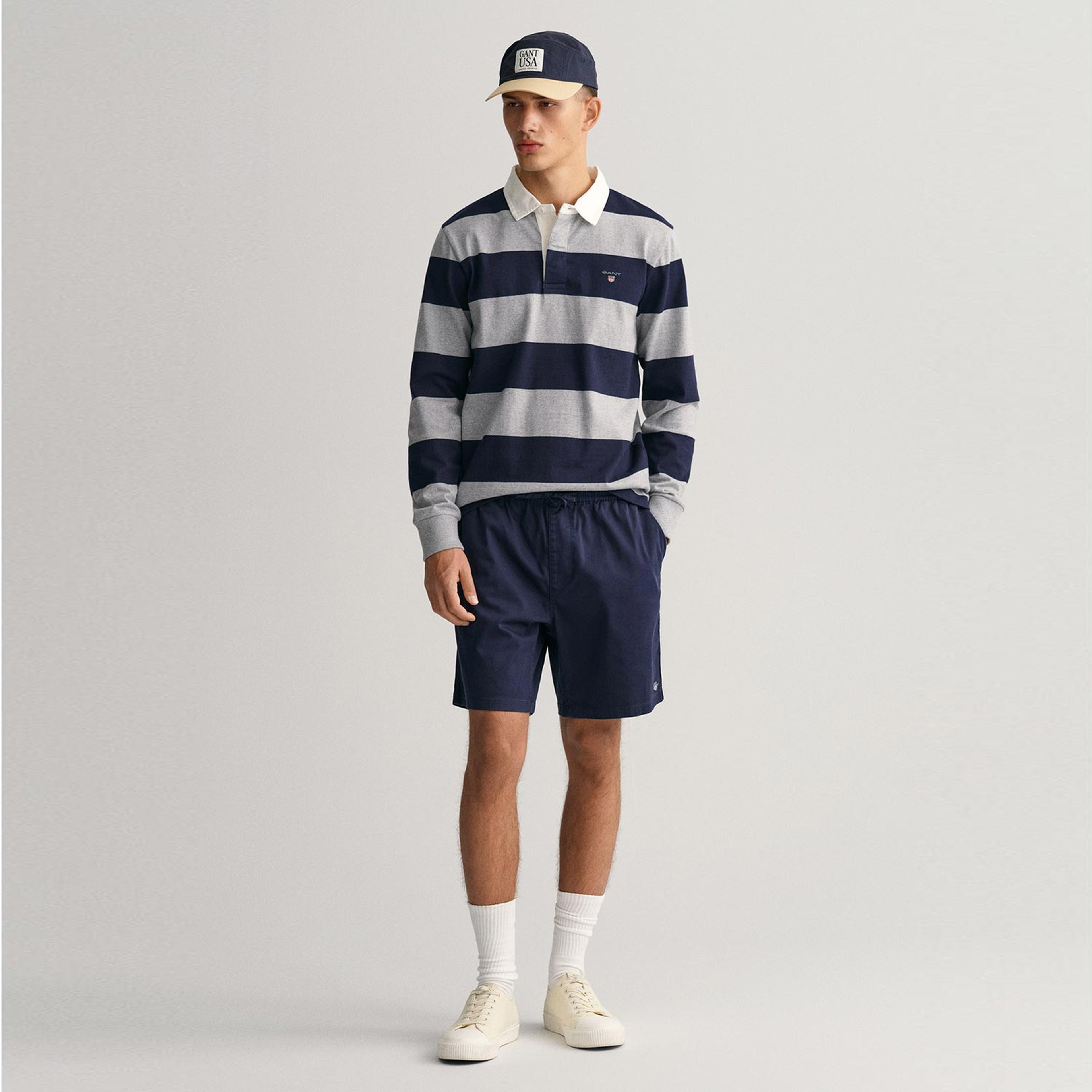 GANT Erkek Lacivert Regular Fit Şort