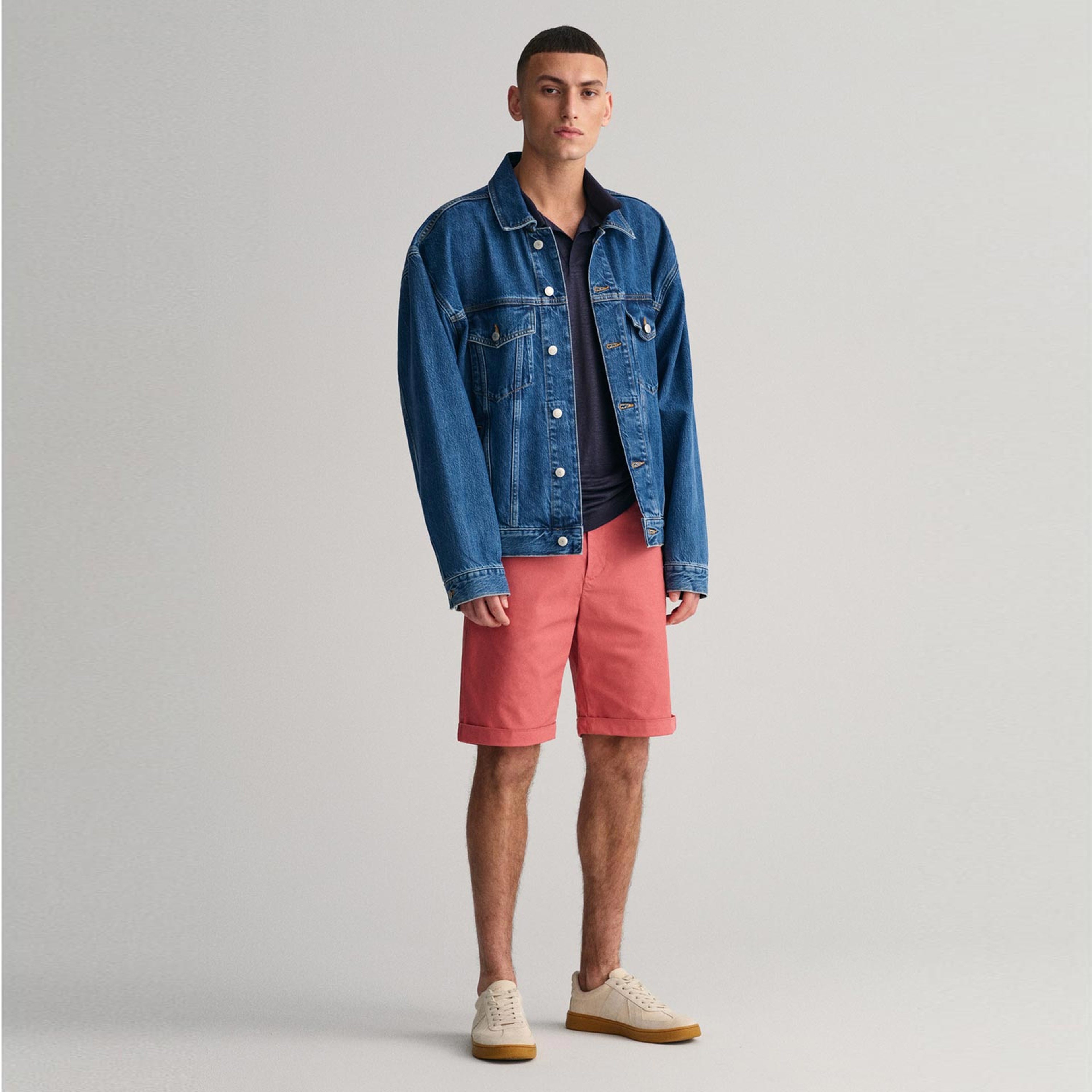 GANT Erkek Kırmızı Regular Fit Şort