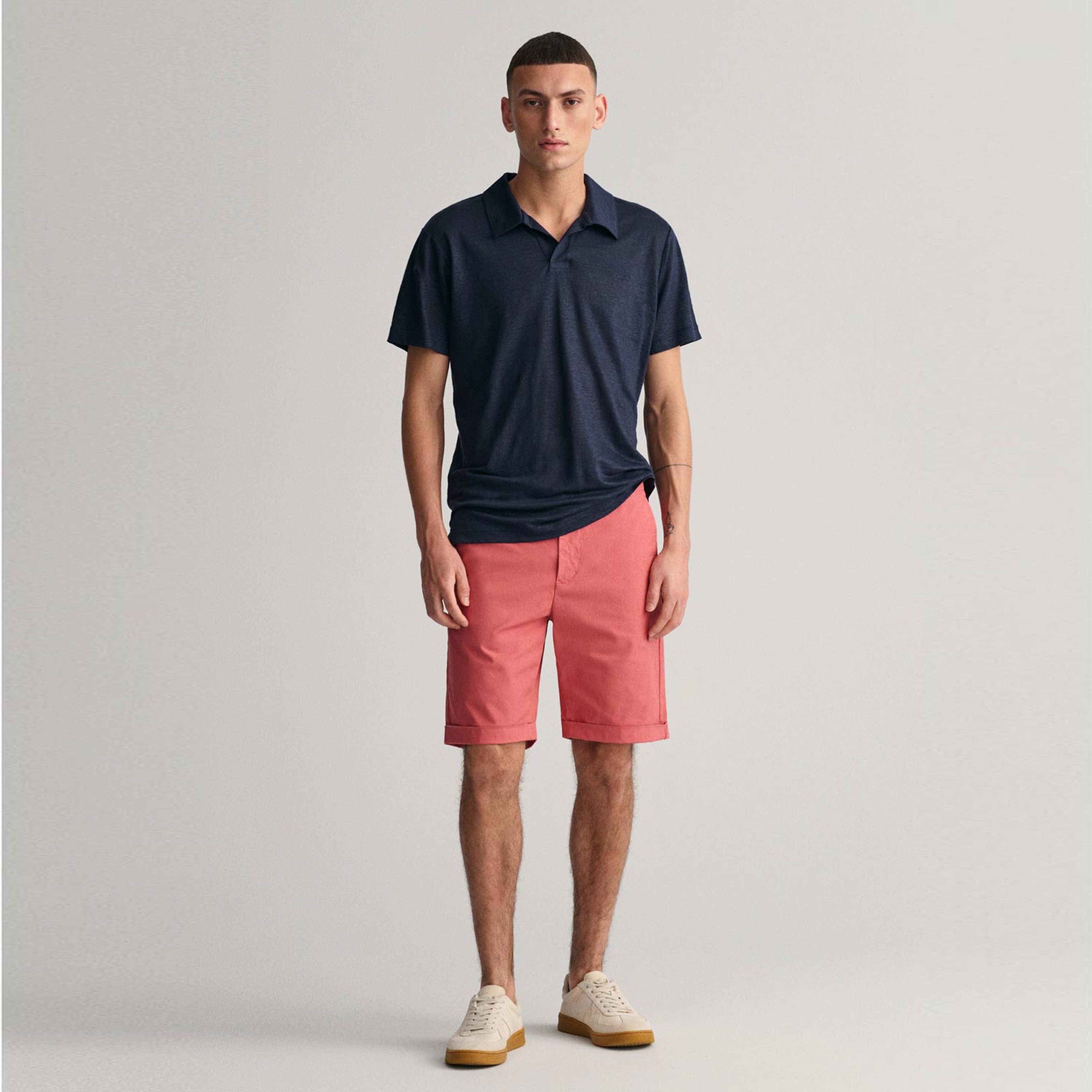 GANT Erkek Kırmızı Regular Fit Şort