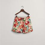 GANT Erkek Sarı Classic Fit Desenli Mayo Şort