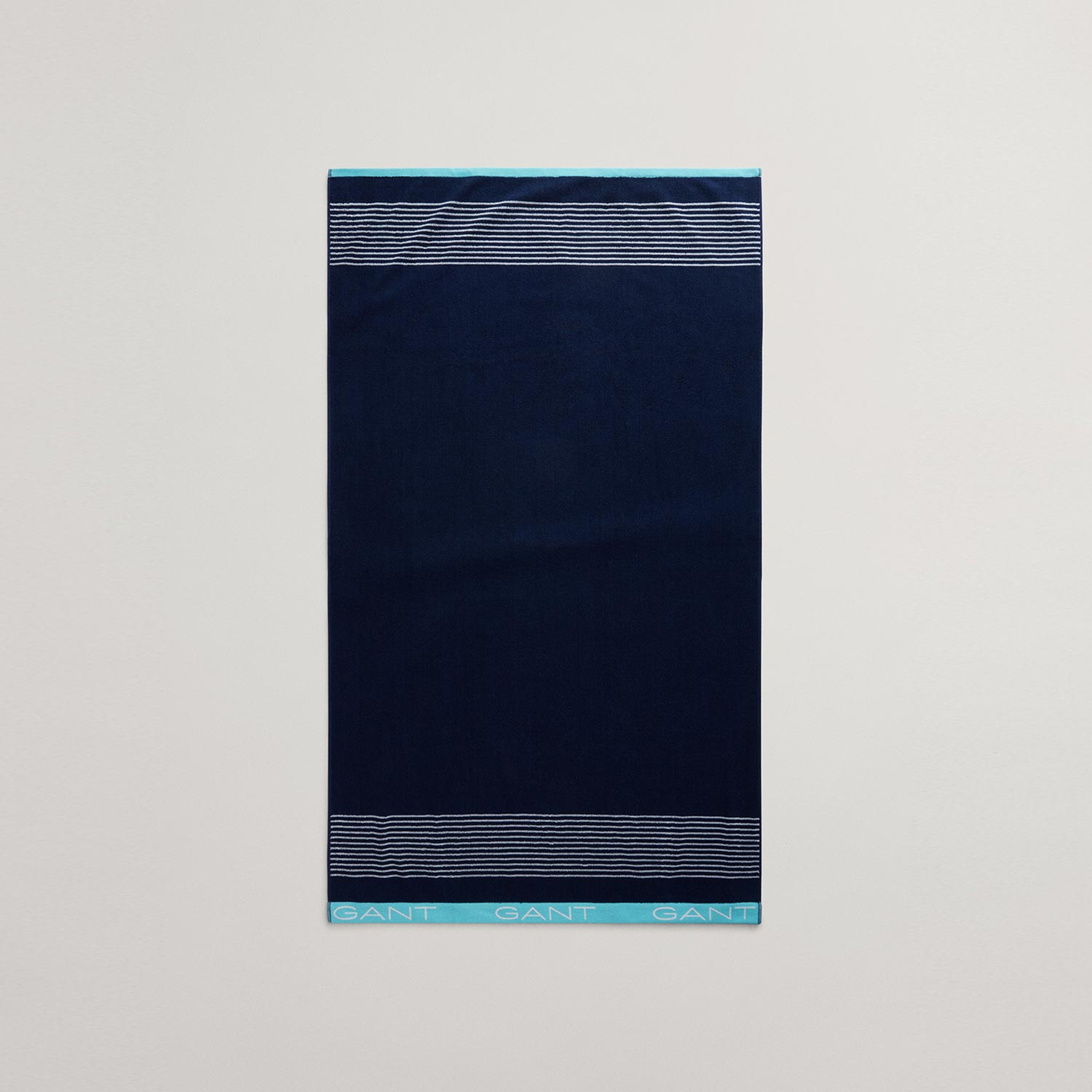GANT Unisex Lacivert Çizgili Havlu