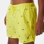 Nautica Erkek Sarı Desenli Deniz Şortu