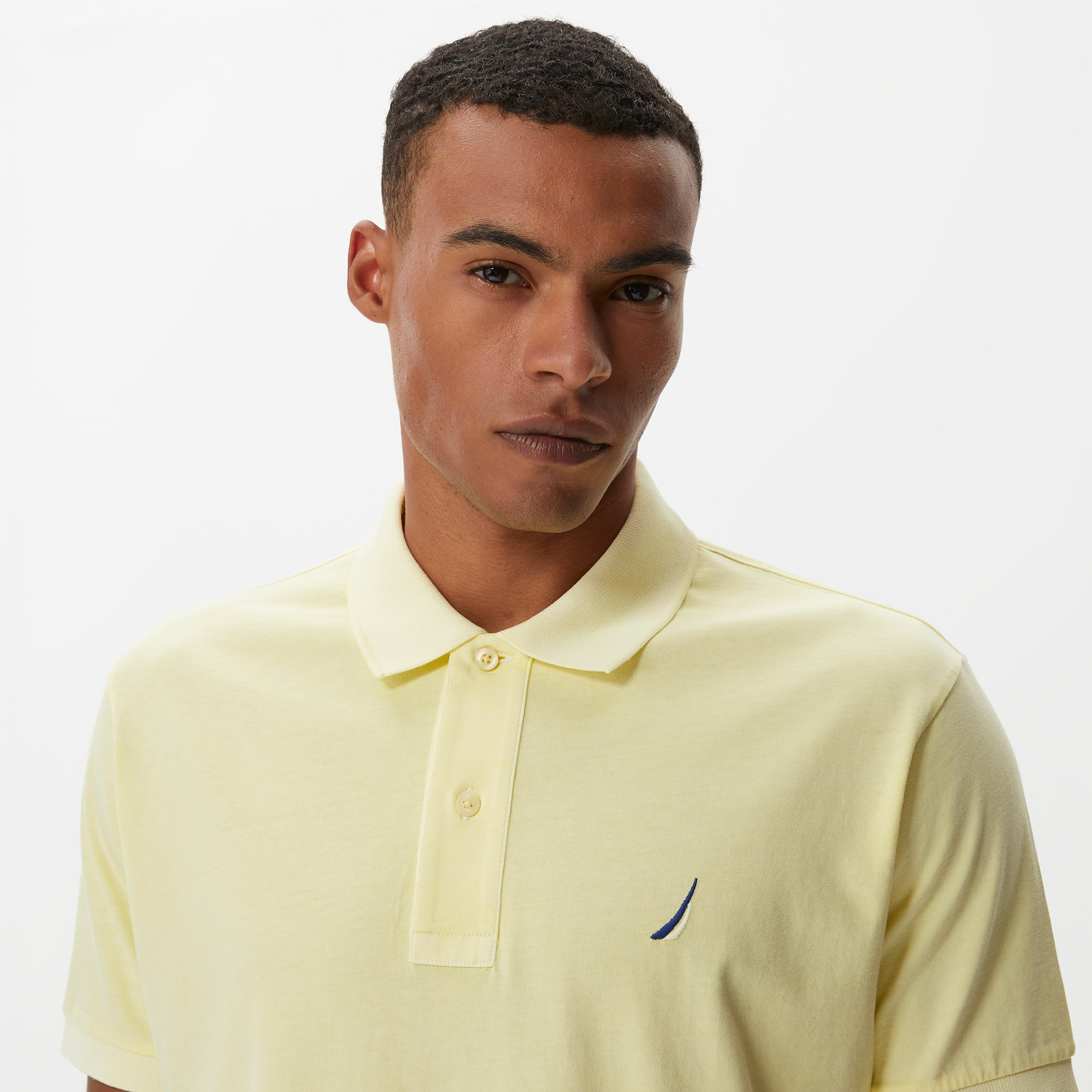 Nautica Erkek Sarı Classic Fit Kısa Kollu Polo