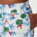 Nautica Erkek Beyaz Baskılı Deniz Şortu