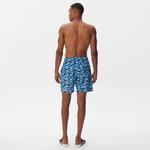 Nautica Erkek Mavi Baskılı Deniz Şortu