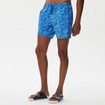 Nautica Erkek Mavi Baskılı Deniz Şortu