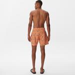 Nautica Erkek Turuncu Baskılı Deniz Şortu