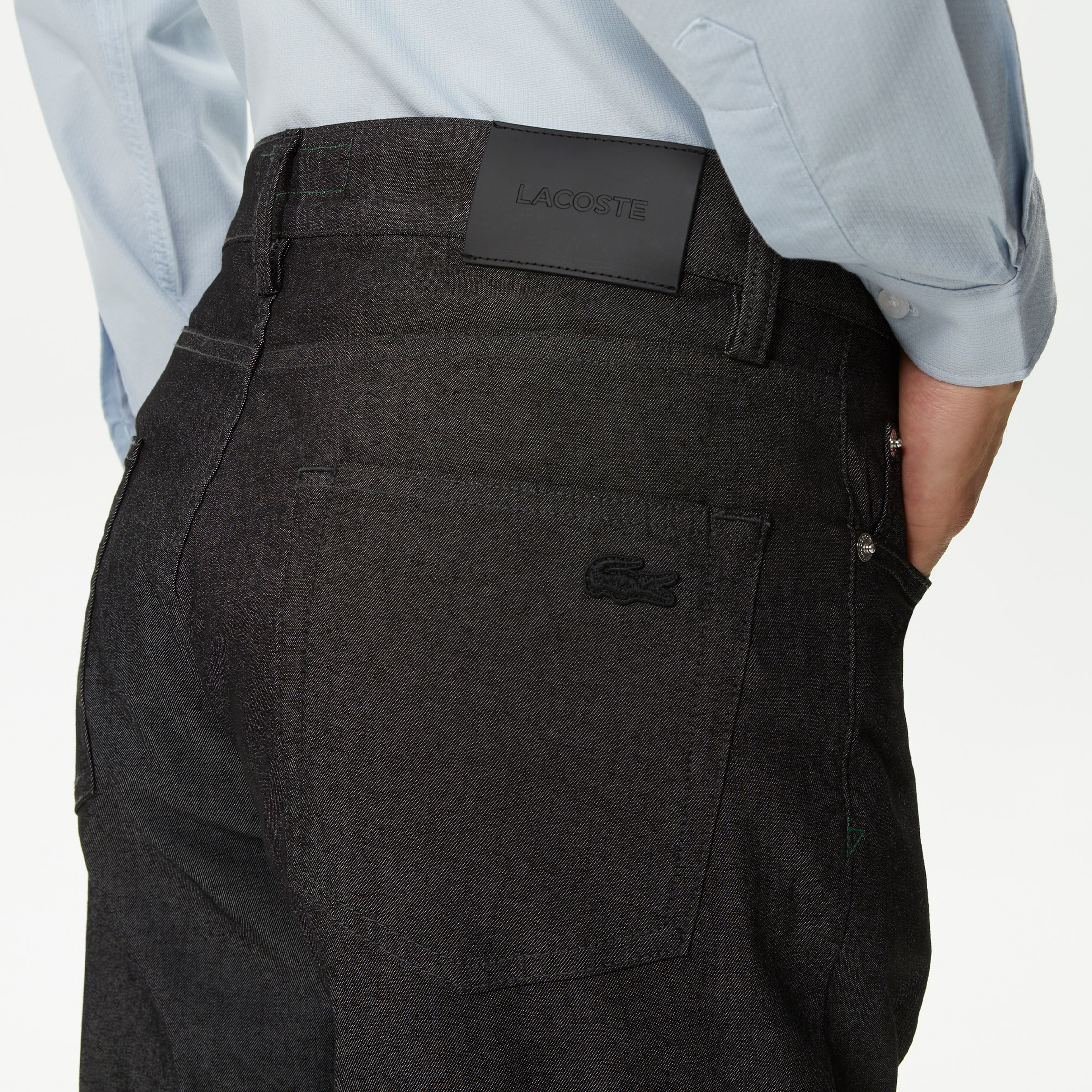 Erkek Slim Fit Siyah Pantolon