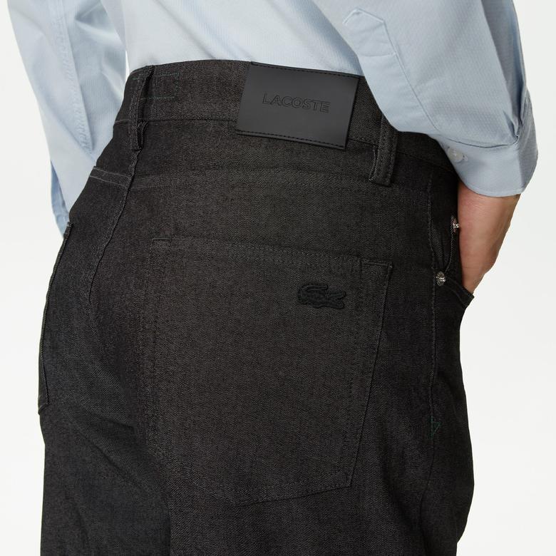 Erkek Slim Fit Siyah Pantolon