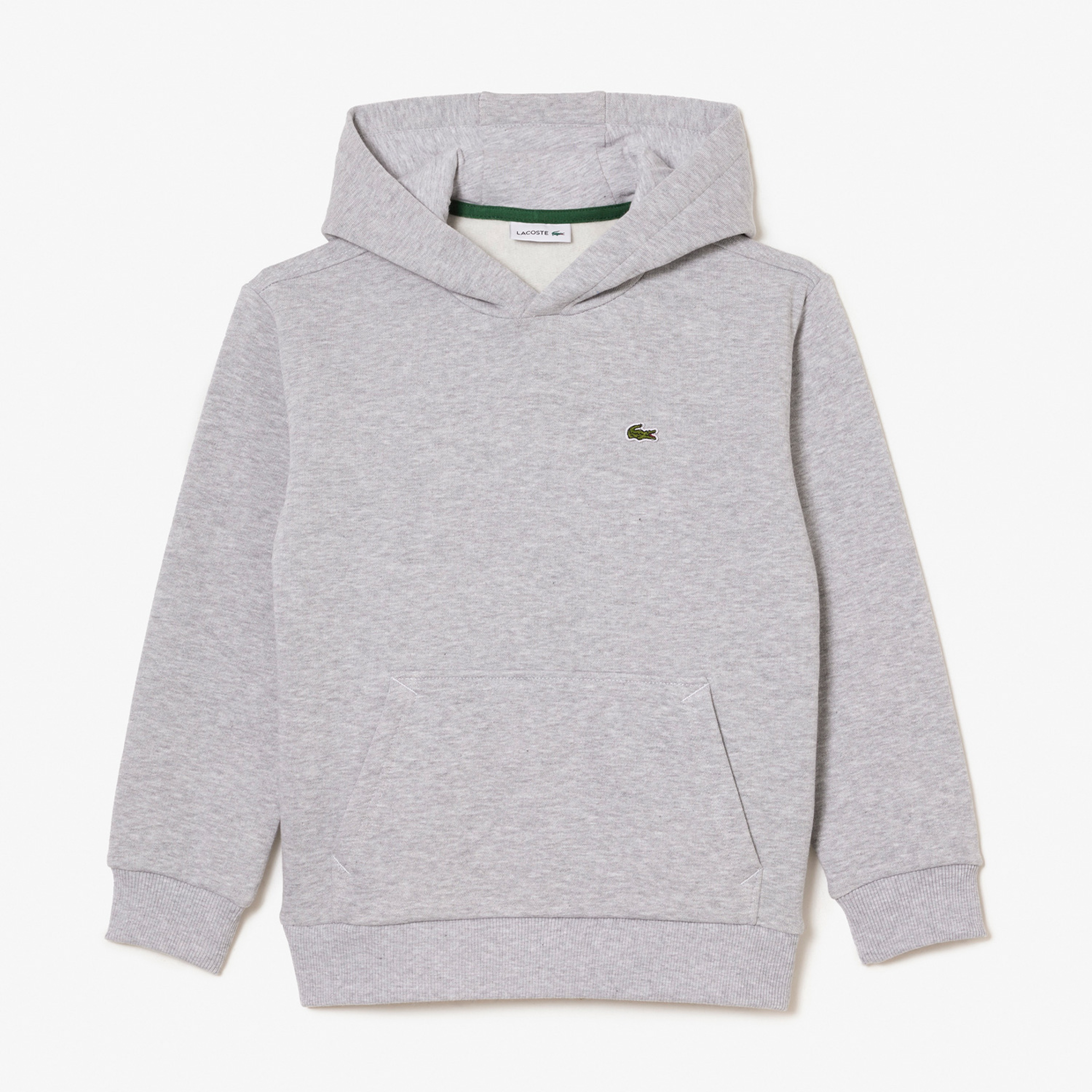 Lacoste Çocuk Kapüşonlu Gri Sweatshirt
