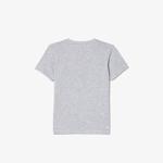 Erkek Çocuk Baskılı Gri T-Shirt