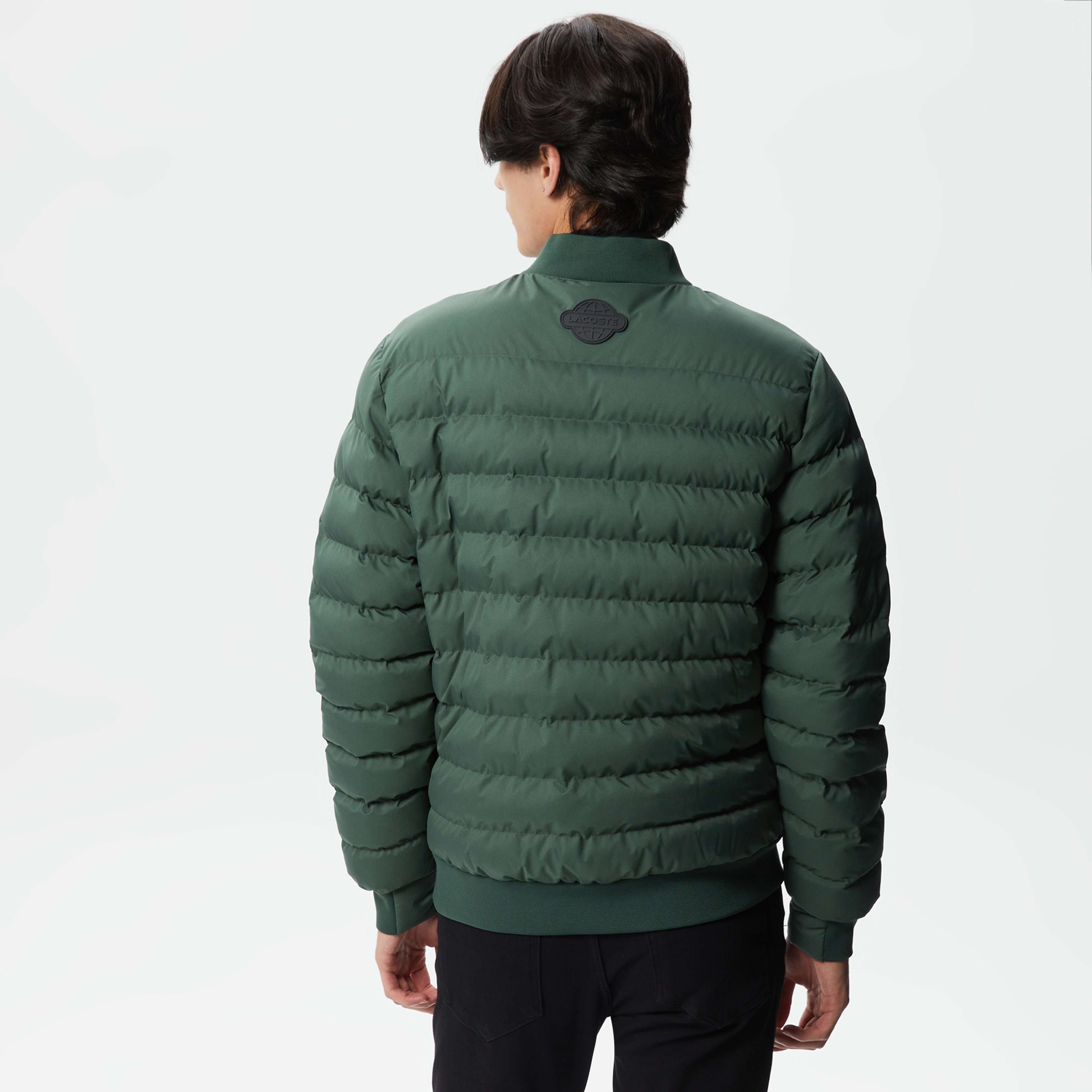 Erkek Hakim Yaka Kapitone Haki Mont