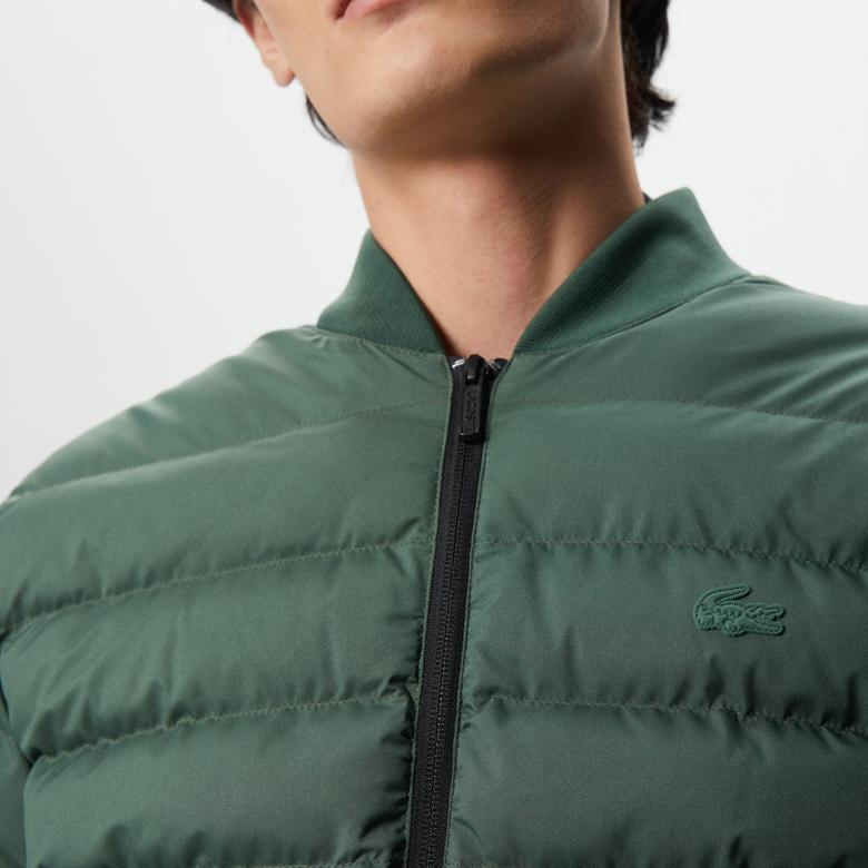 Erkek Hakim Yaka Kapitone Haki Mont