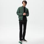 Erkek Hakim Yaka Kapitone Haki Mont