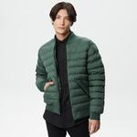 Erkek Hakim Yaka Kapitone Haki Mont