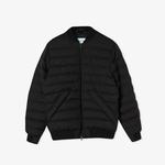 Erkek Hakim Yaka Kapitone Siyah Mont