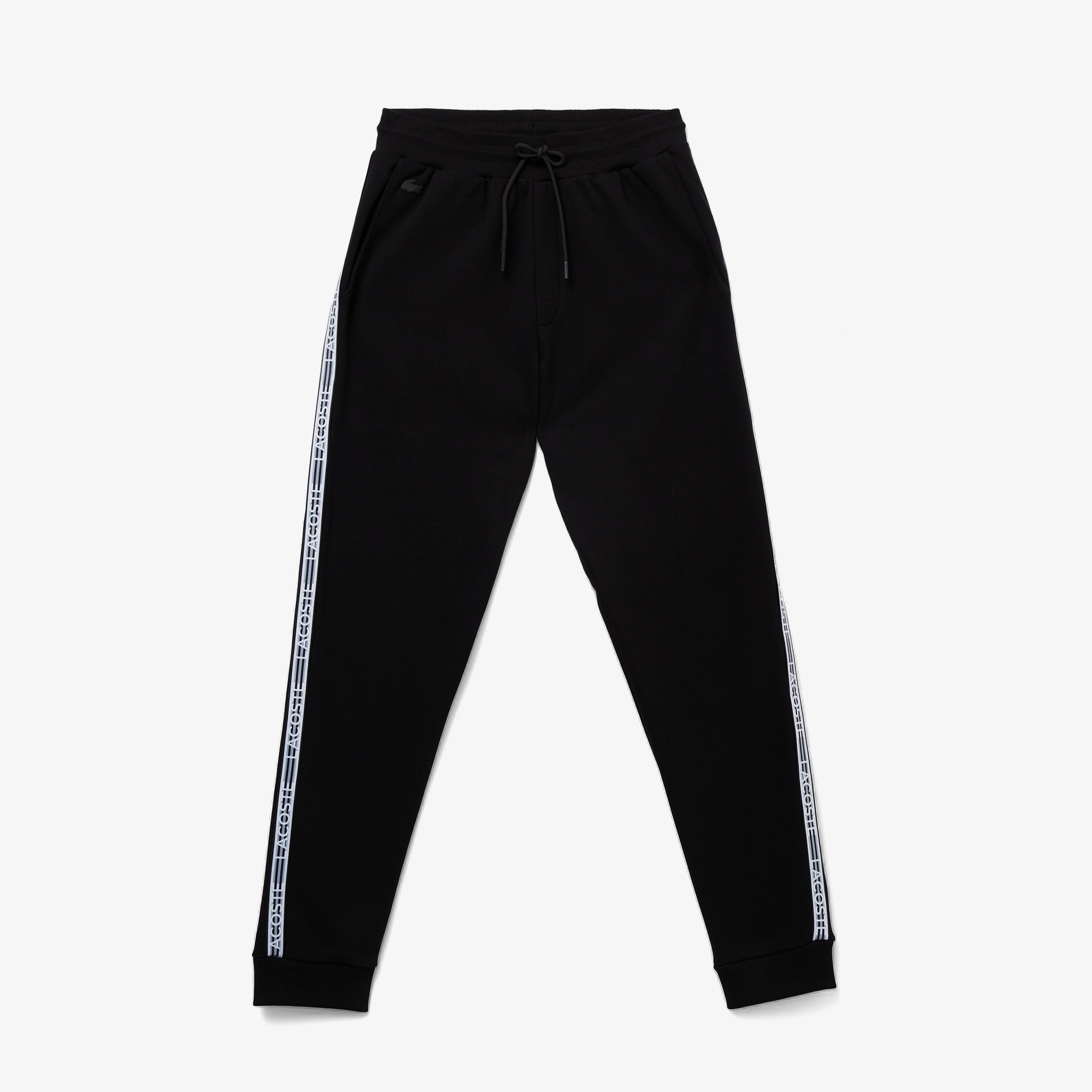 Erkek Relaxed Fit Baskılı Siyah Eşofman Altı