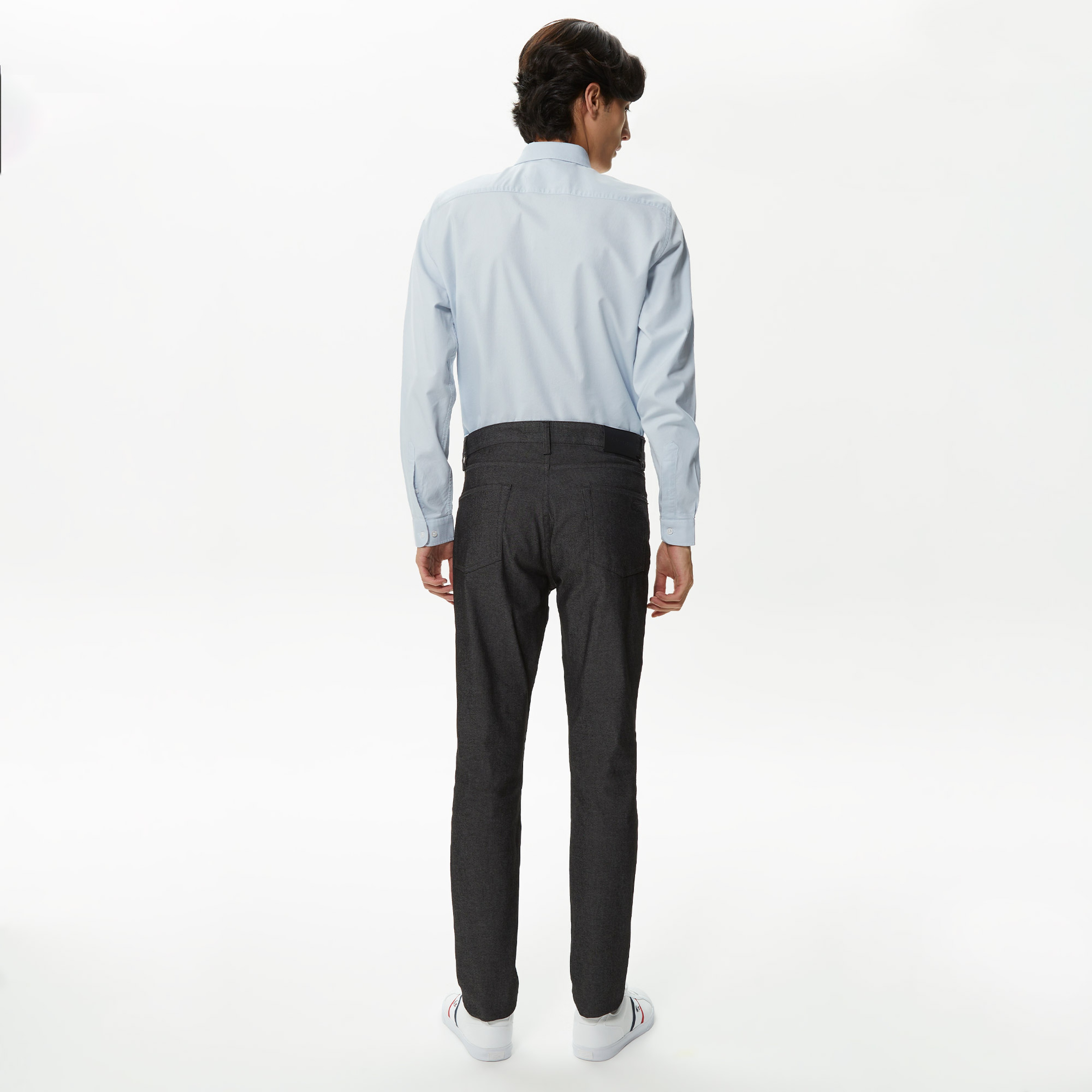 Erkek Slim Fit Siyah Pantolon