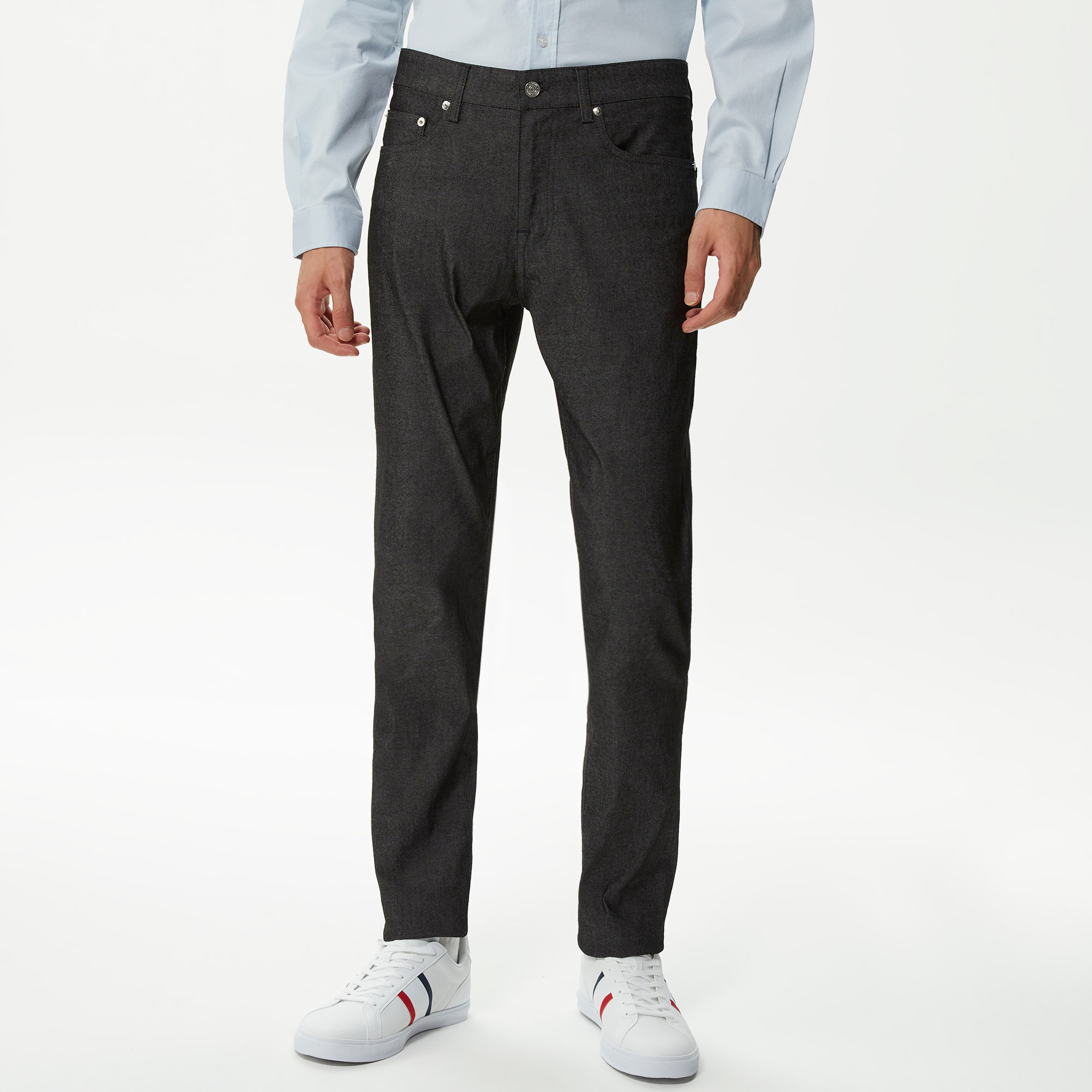 Erkek Slim Fit Siyah Pantolon