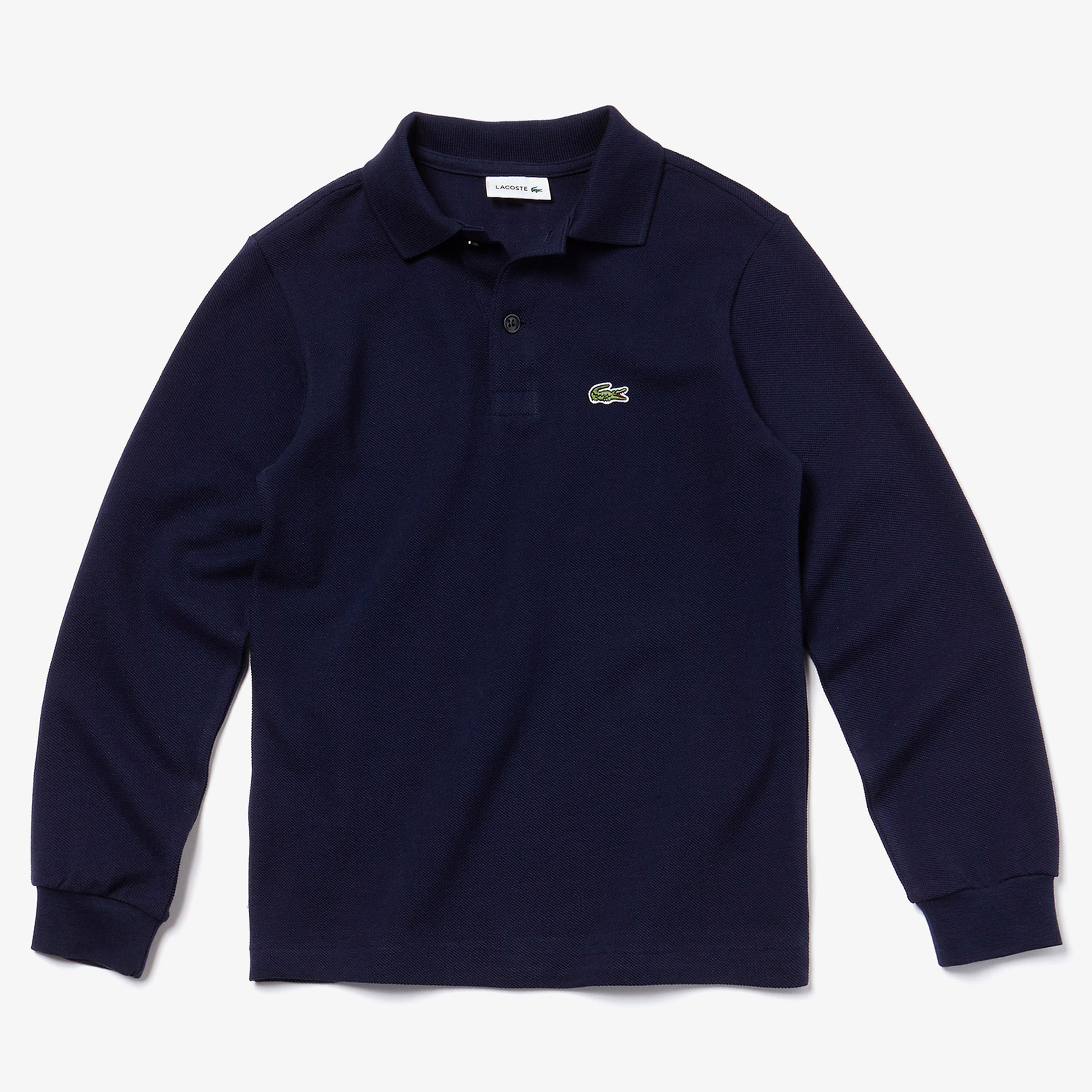 Erkek Çocuk Regular Fit Uzun Kollu Lacivert Polo