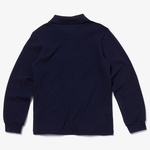 Erkek Çocuk Regular Fit Uzun Kollu Lacivert Polo